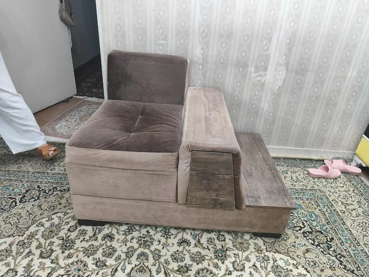 مبل ۷ نفره قهوه ای فوری|مبلمان خانگی و میز عسلی|شهریار, کهنز|دیوار