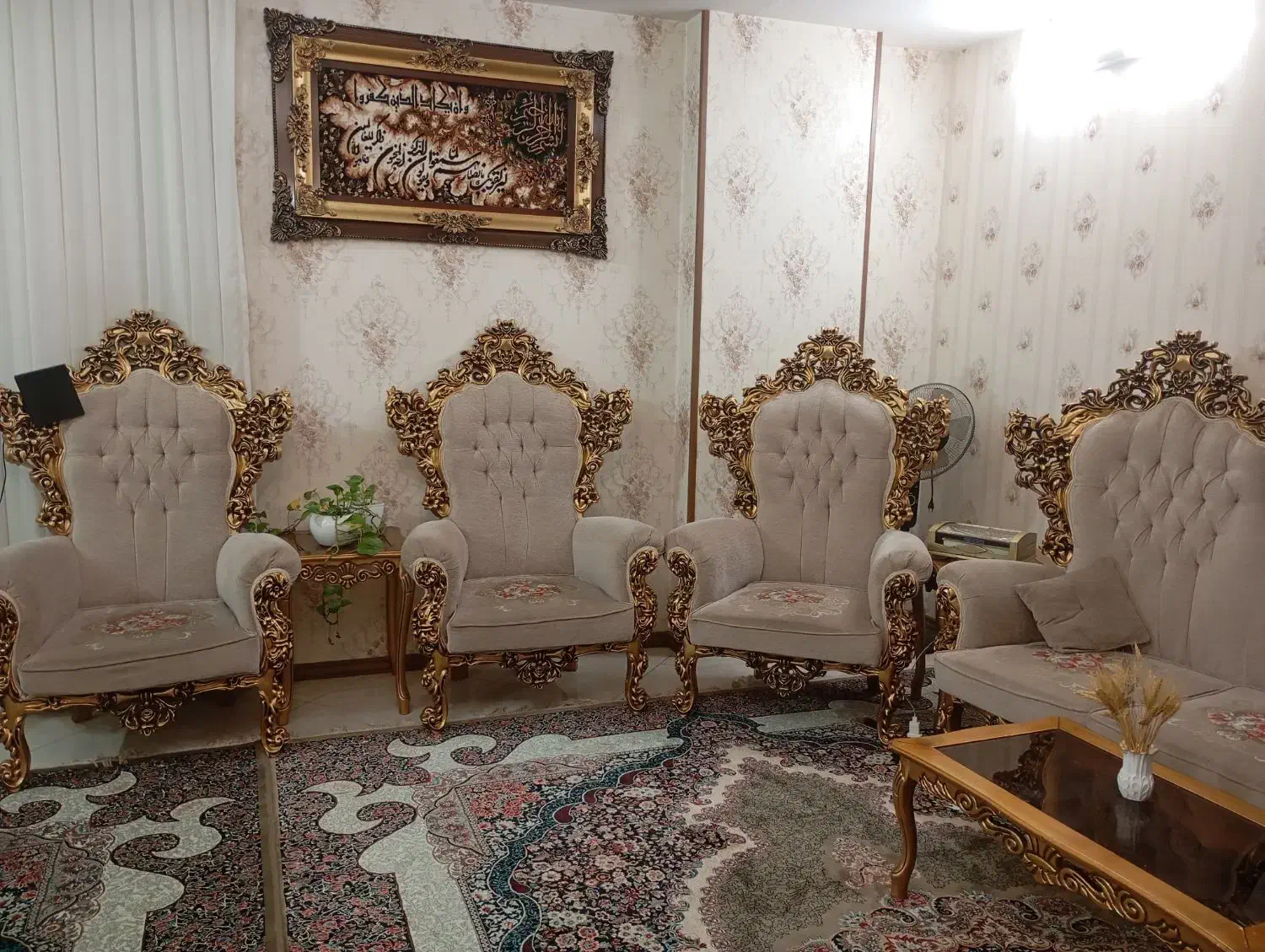 مبل سلطنتی|مبلمان خانگی و میز عسلی|مشهد, طلاب|دیوار