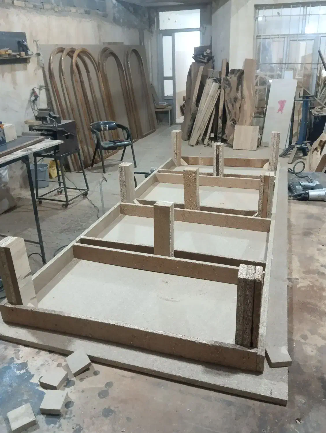 کف تخت چوبی|تخت و سرویس خواب|قوچان, |دیوار