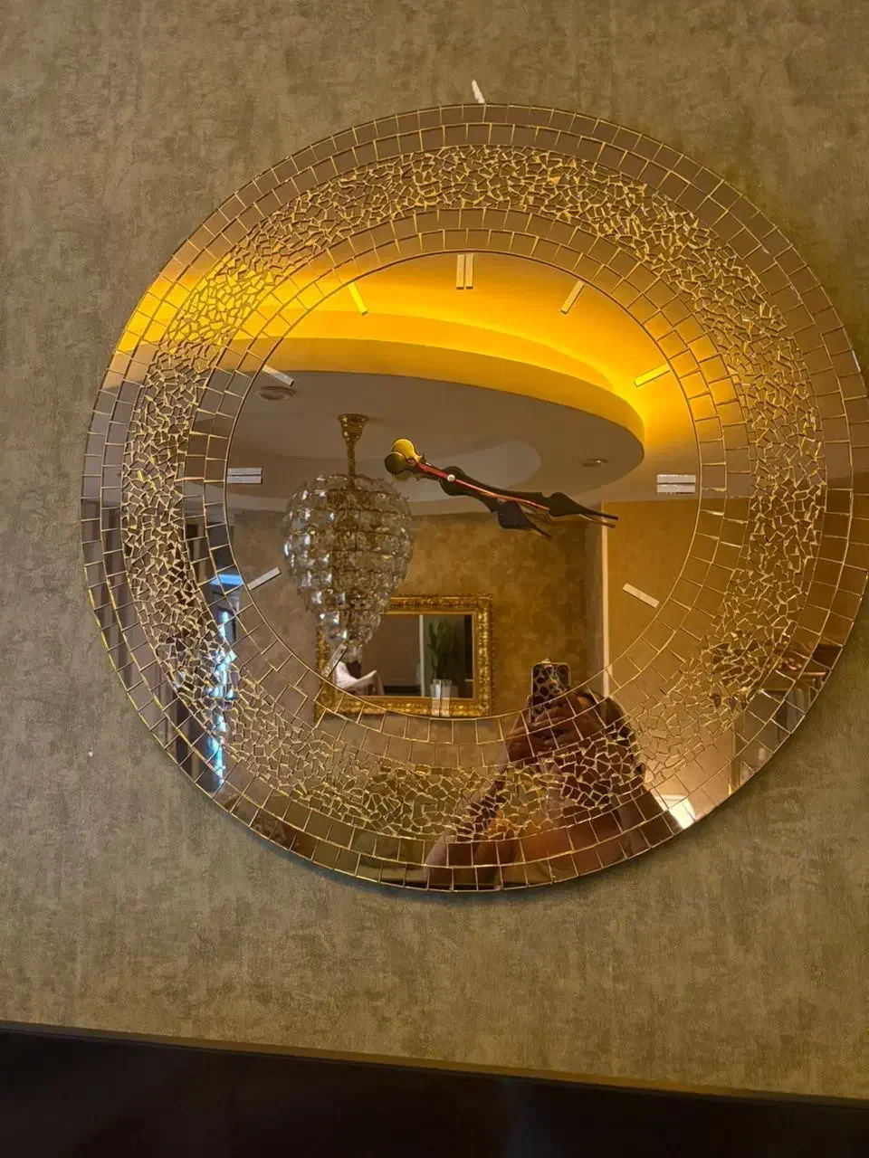 ساعت تمام ایینه|ساعت دیواری و تزئینی|تهران, آبشار تهران (دریاچه)|دیوار