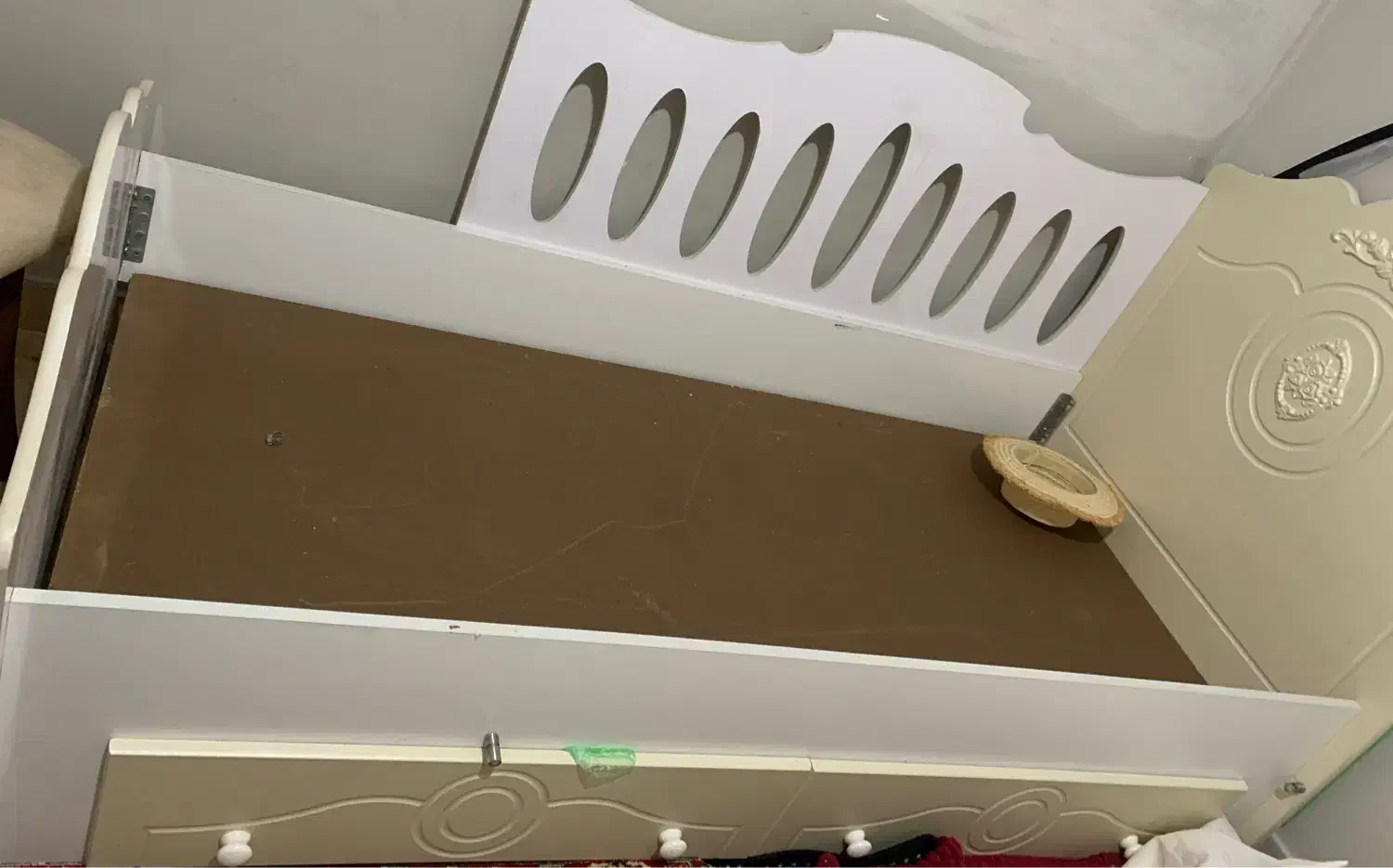 تخت یک نفره دو منظوره نوزاد نوجوان|تخت و سرویس خواب|گرگان, |دیوار