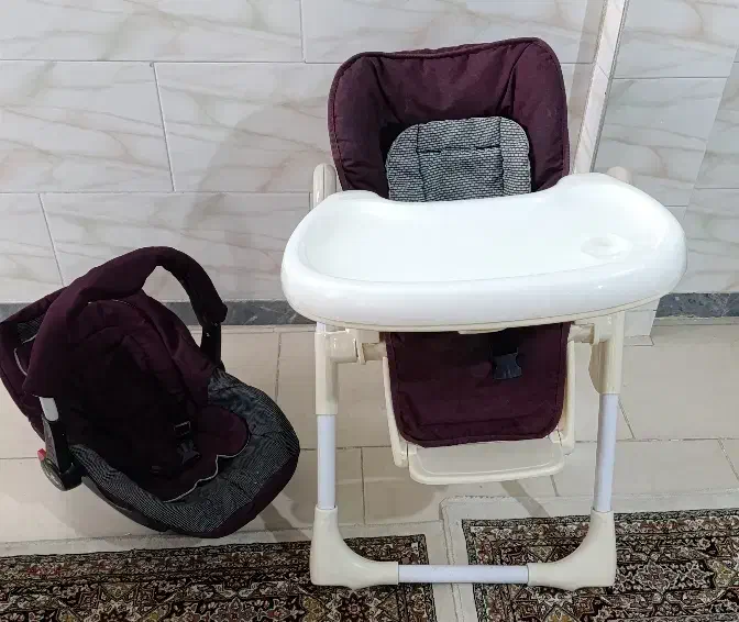 صندلی غذا و کریر کودک|اسباب و اثاث بچه|اراک, |دیوار