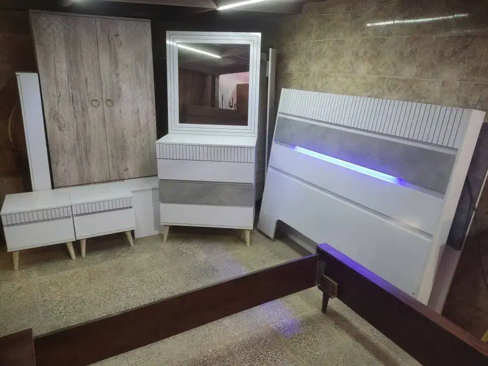 سرویس خواب عروس ونوجوان باطرح دلخواه|تخت و سرویس خواب|میناب, |دیوار