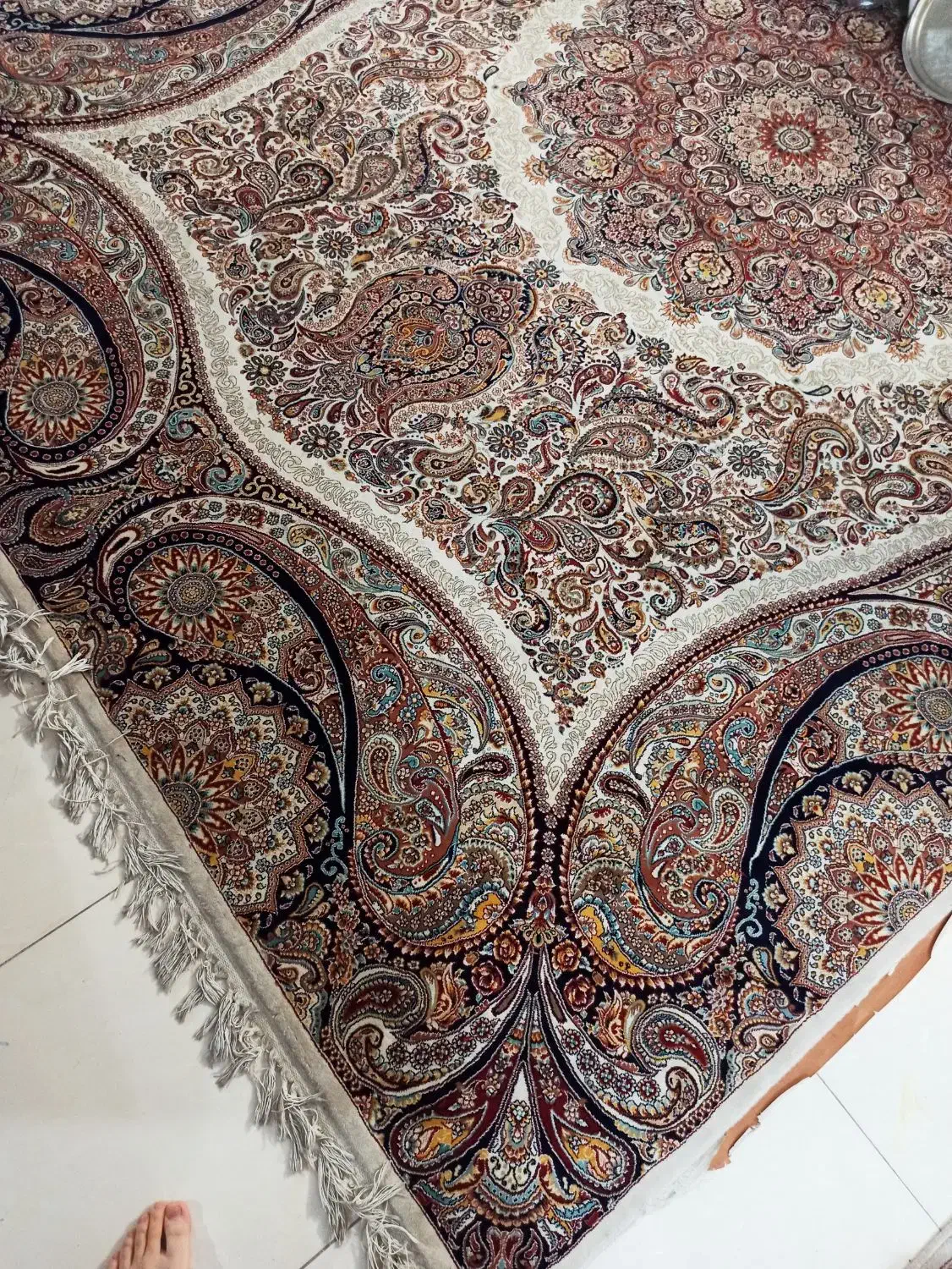 فرش ۹ متری دولنگه|فرش|تهران, شهرک فردوس (حسینی)|دیوار