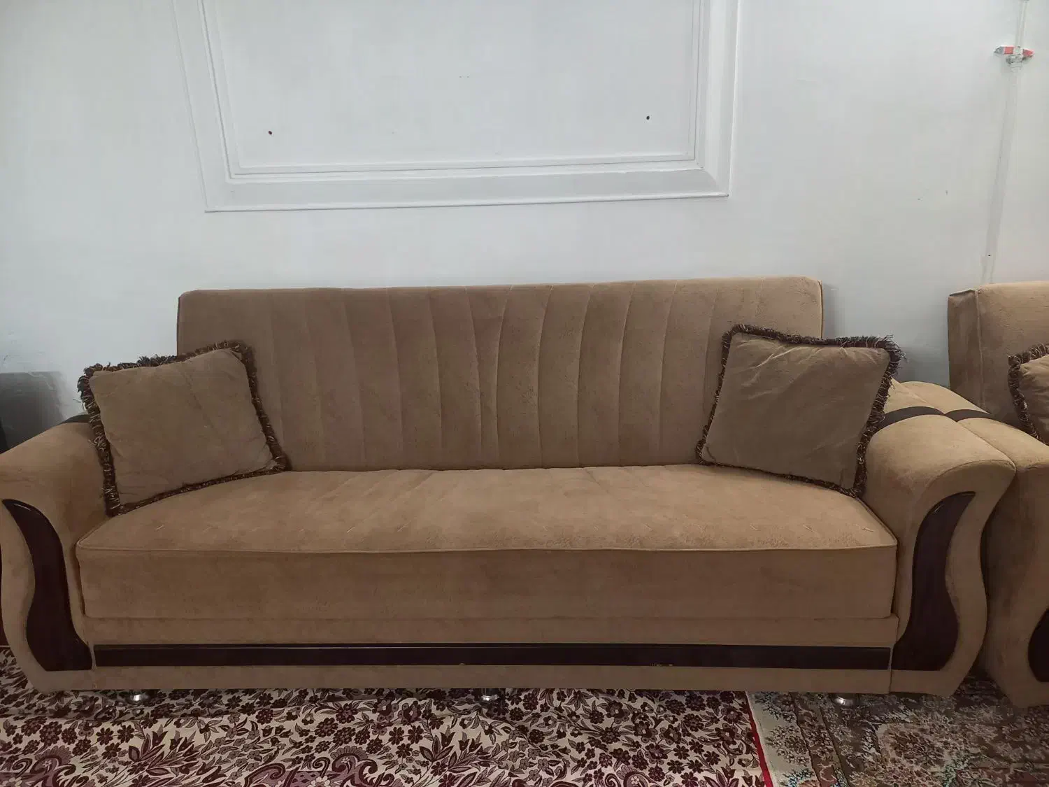 مبل ۵نفره تختشو وباکسدار همراه با غذاخوری۴ نفره|مبلمان خانگی و میز عسلی|خوی, |دیوار