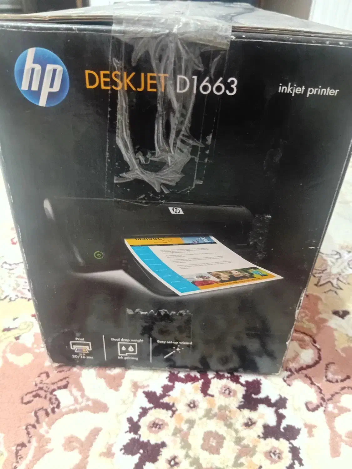 پرینترمدلD1663جوهرافشان،نو آکبند|پرینتر، اسکنر، کپی، فکس|تهران, بهمن یار|دیوار