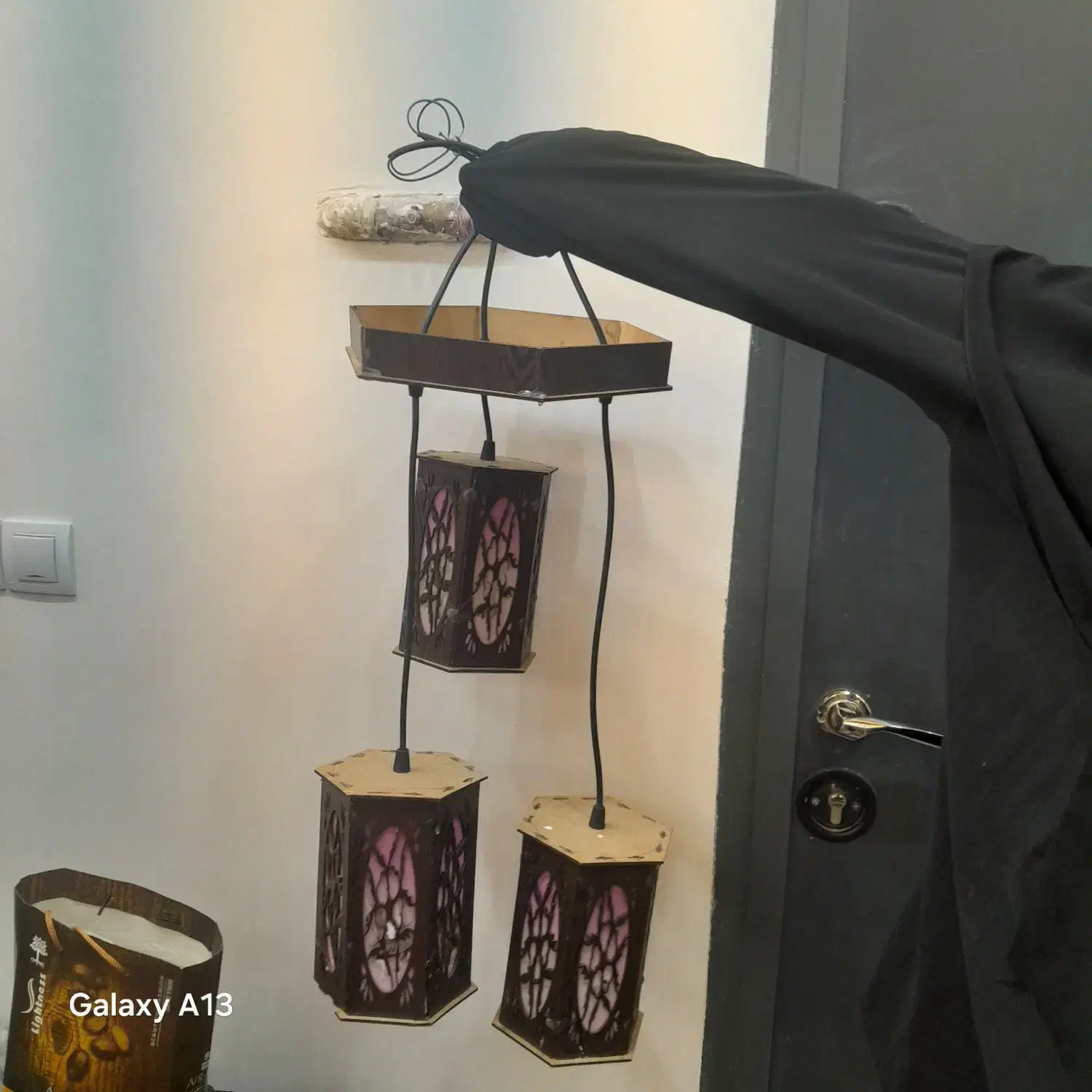 لوستر چوبی|لوستر و چراغ آویز|یاسوج, |دیوار