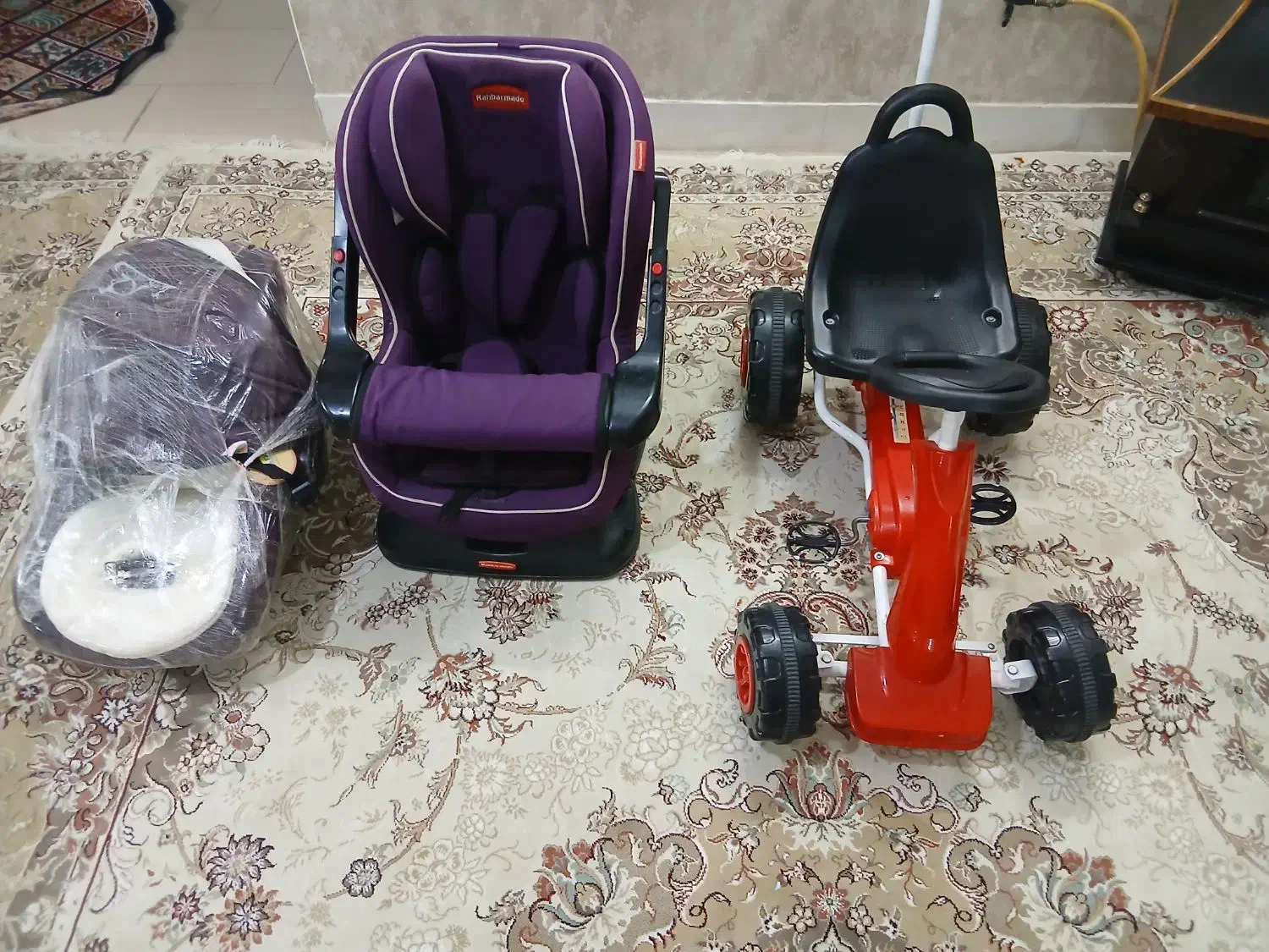 ماشین رکابی.صندلی ماشین و کلیر کودک|اسباب و اثاث بچه|قوچان, |دیوار