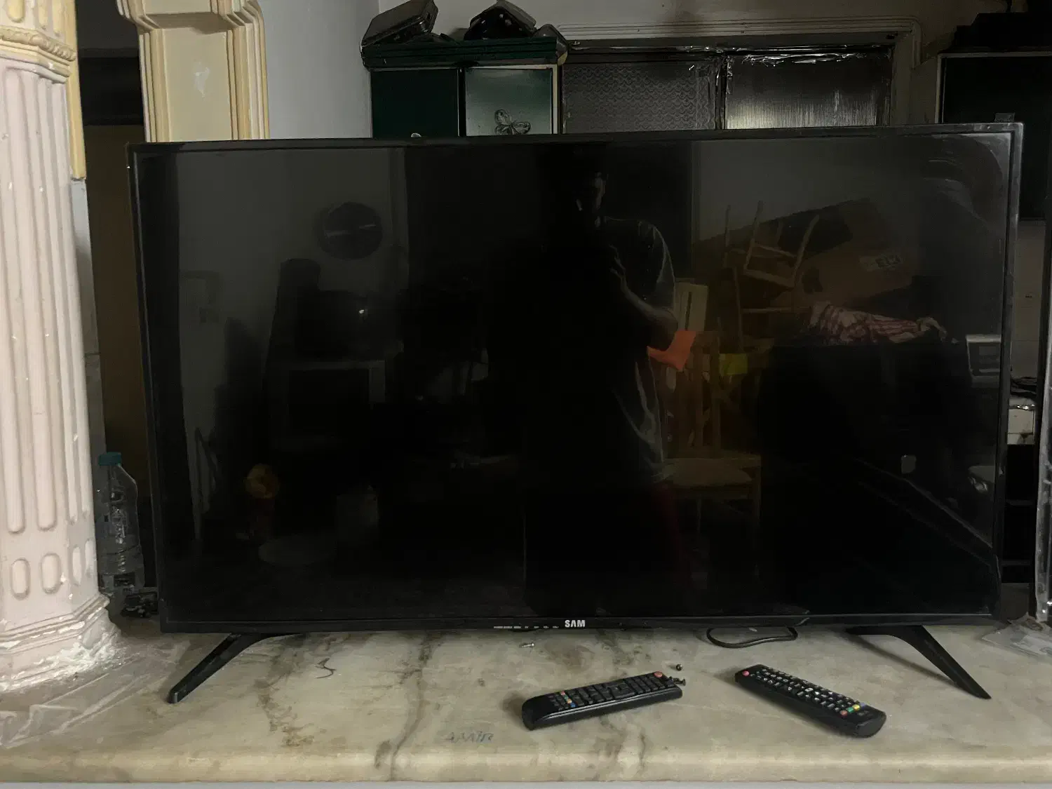 تلوزوین سام ۴۳ اینچ ال ایی دی|تلویزیون و پروژکتور|آمل, |دیوار
