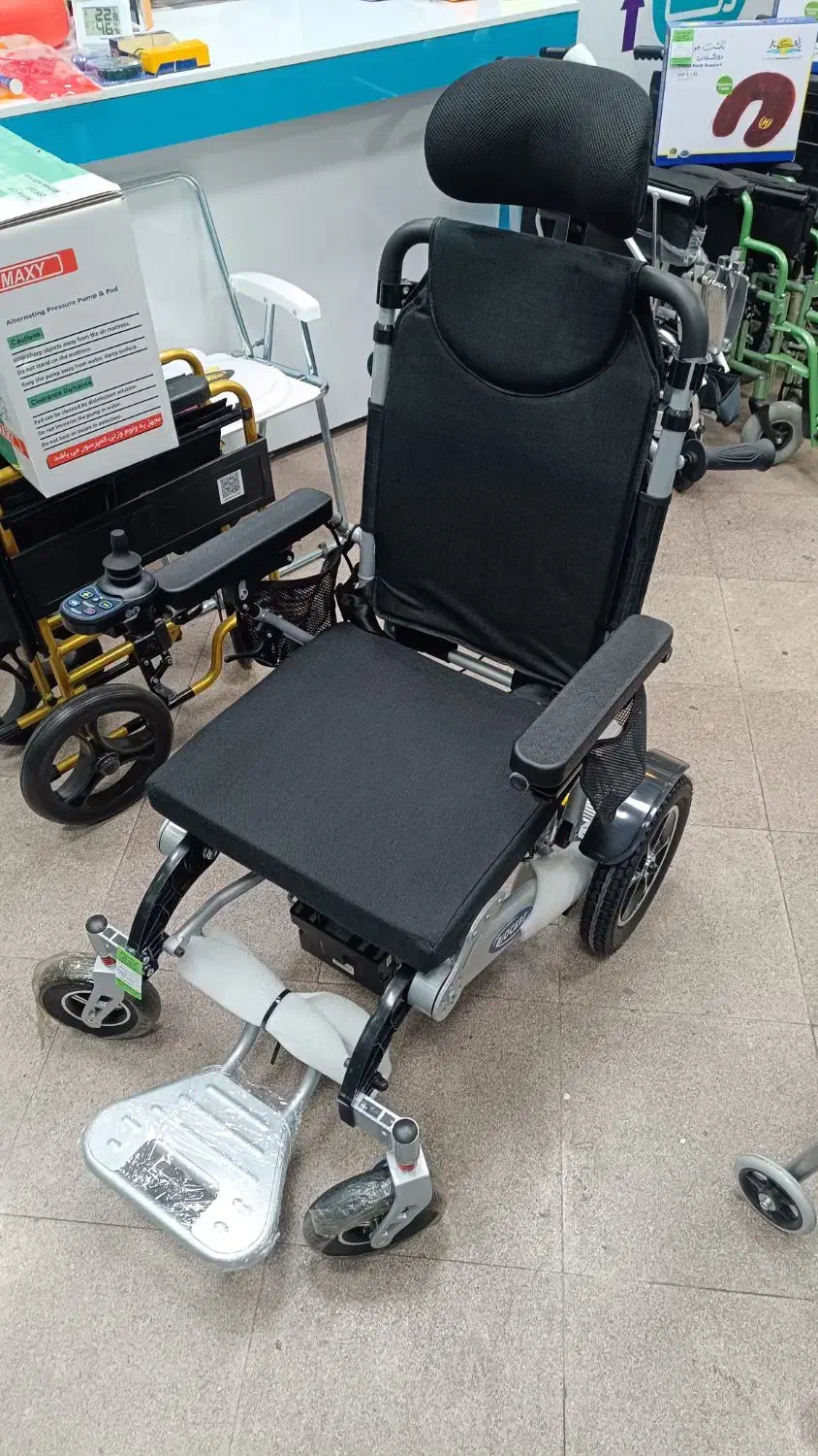 ویلچر برقی biocare کنترل دار برانکاردشو|آرایشی، بهداشتی، درمانی|تبریز, |دیوار