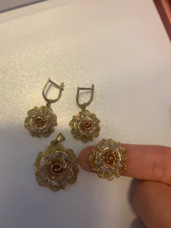 نیم ست سه بعدی شیک و زیبا|جواهرات|زنجان, |دیوار