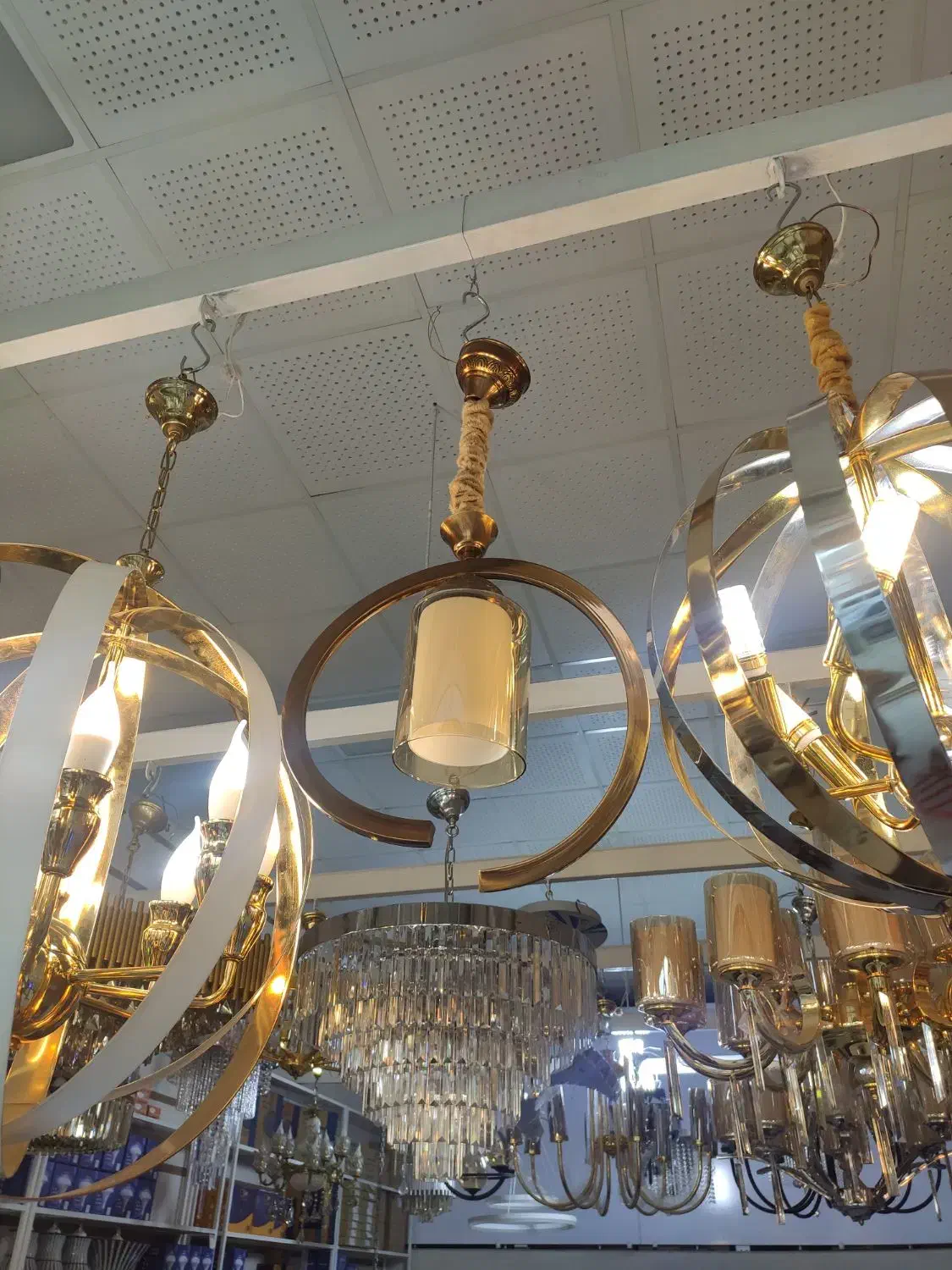 لوستر تک شعله|لوستر و چراغ آویز|سنندج, |دیوار