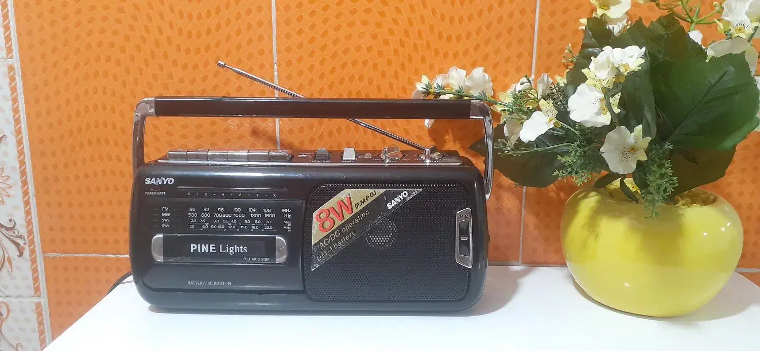 رادیو و ضبط SANYO در حد نو لنگ کارتن|سیستم صوتی خانگی|بندرعباس, |دیوار