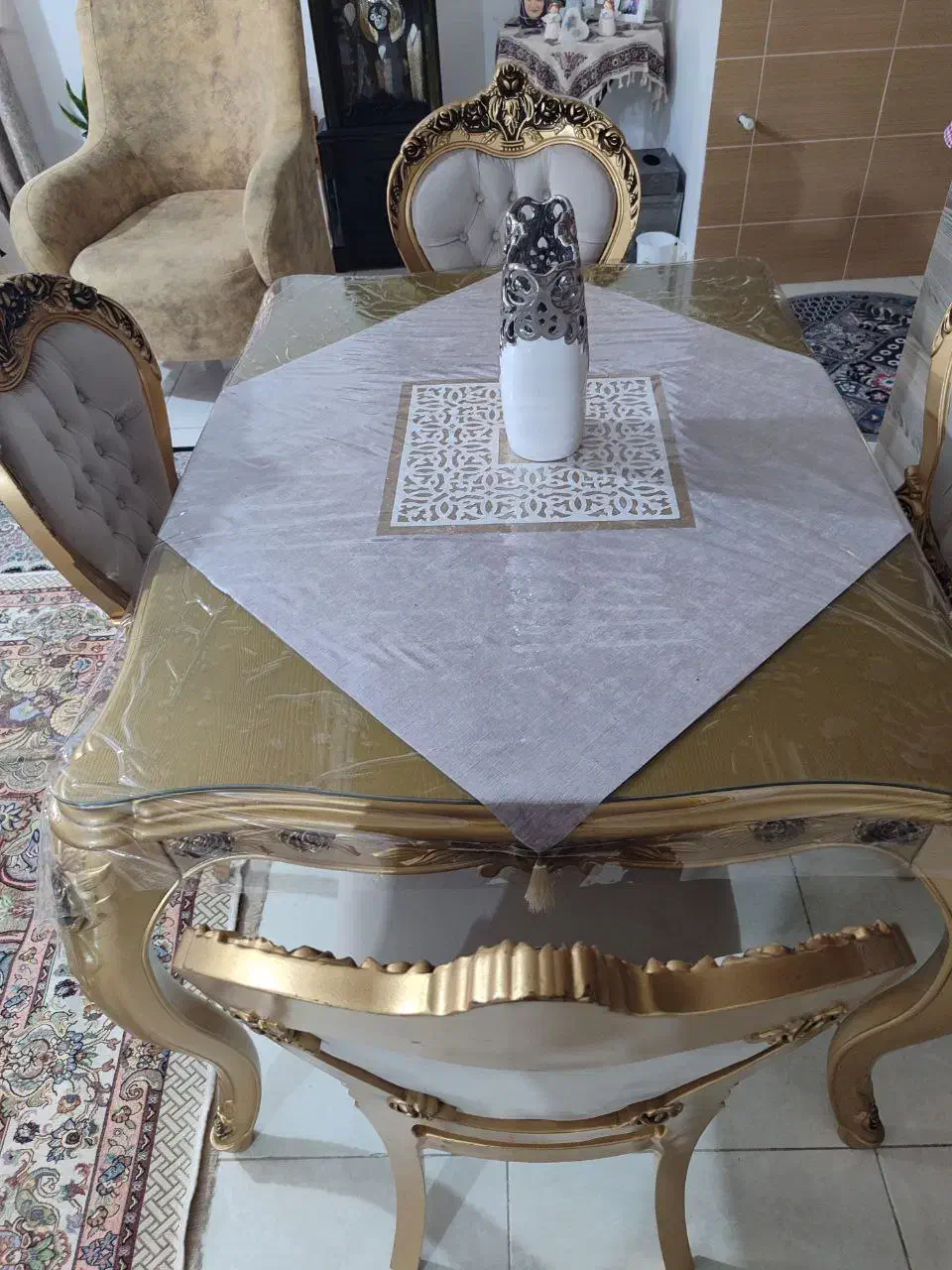 میز ناهار خوری سلطنتی|میز و صندلی غذاخوری|لنگرود, |دیوار