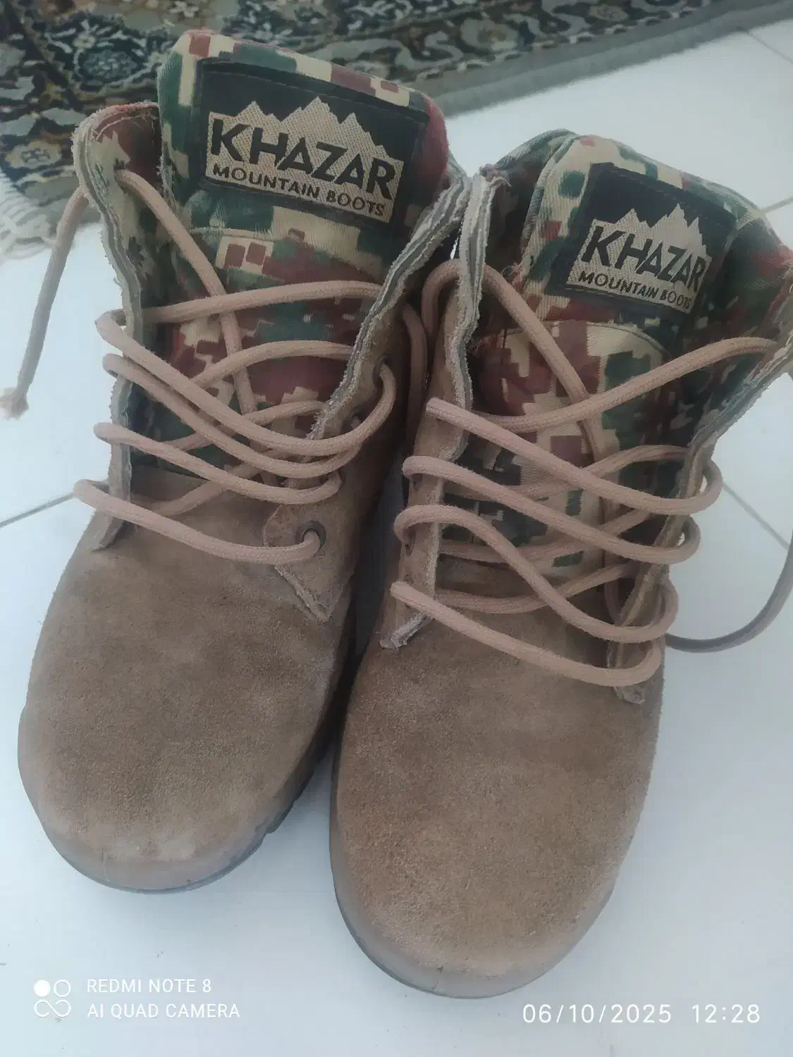 کفش نیم ساق (پوتین)کوهنوردی برند خزر سایز ۳۸|کیف، کفش، کمربند|شیراز, شهرک ایثار|دیوار