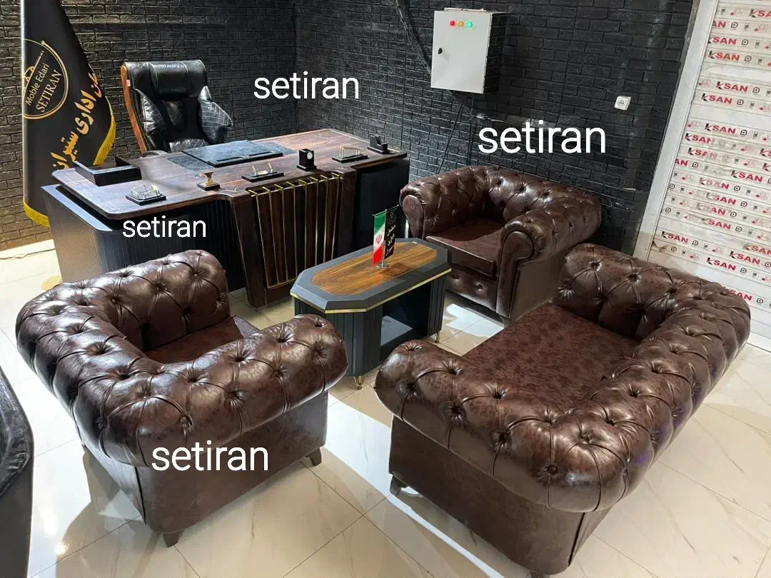 مبلمان اداری . اقساطی چکی . میز دیپلومات|دفتر کار|تهران, یافت آباد جنوبی|دیوار