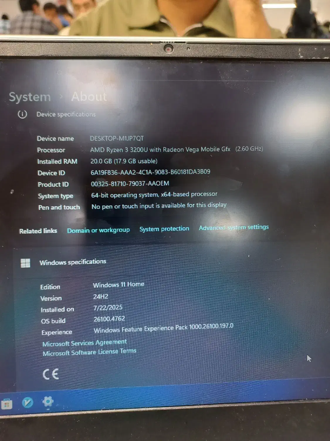ryzen3 20ram 128ssd 320hdd 2gpu ideapad|رایانه همراه|مشهد, طلاب|دیوار