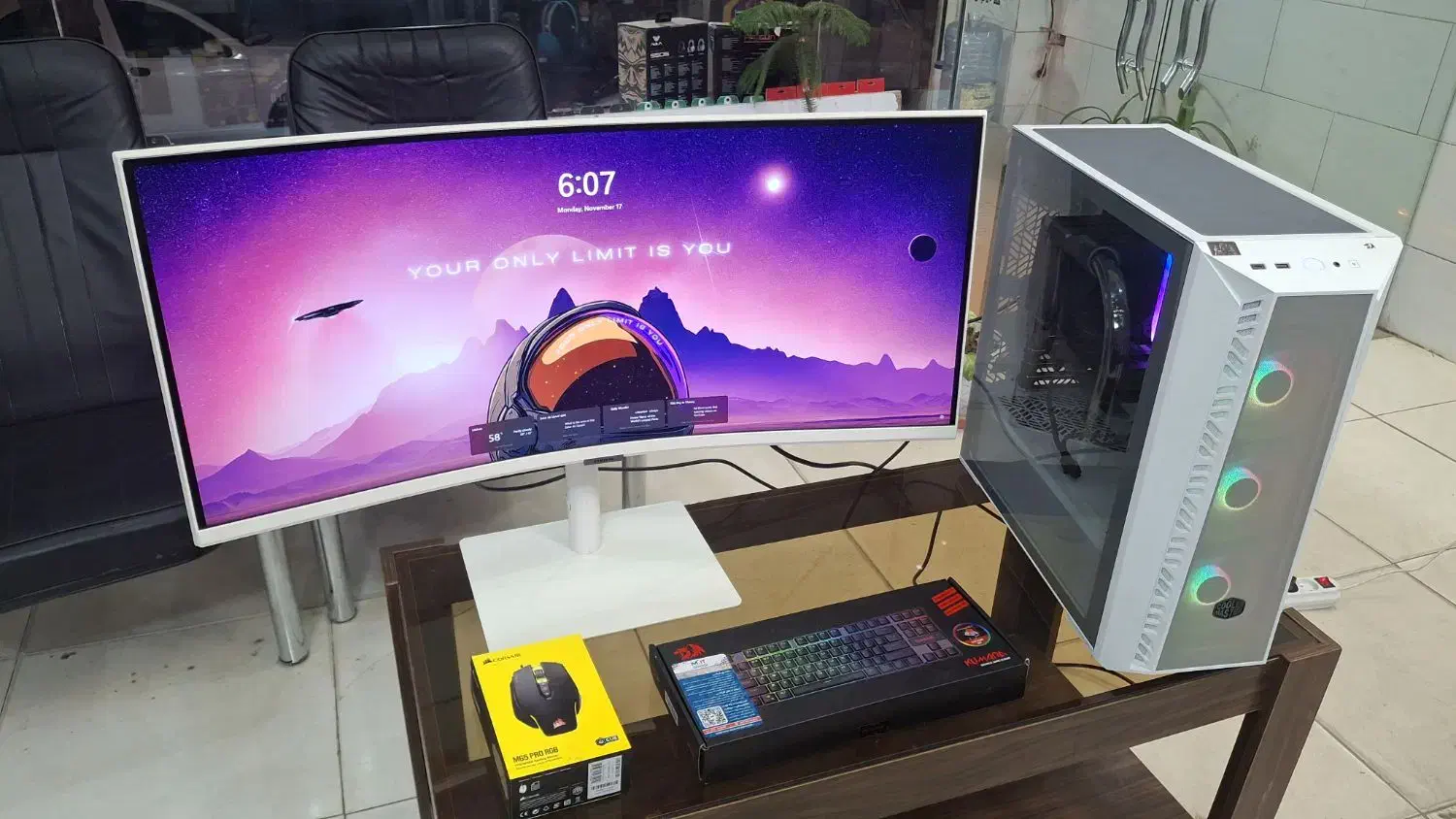 سیستم گیمینگ دست دوم|رایانه رومیزی|ابریشم, |دیوار