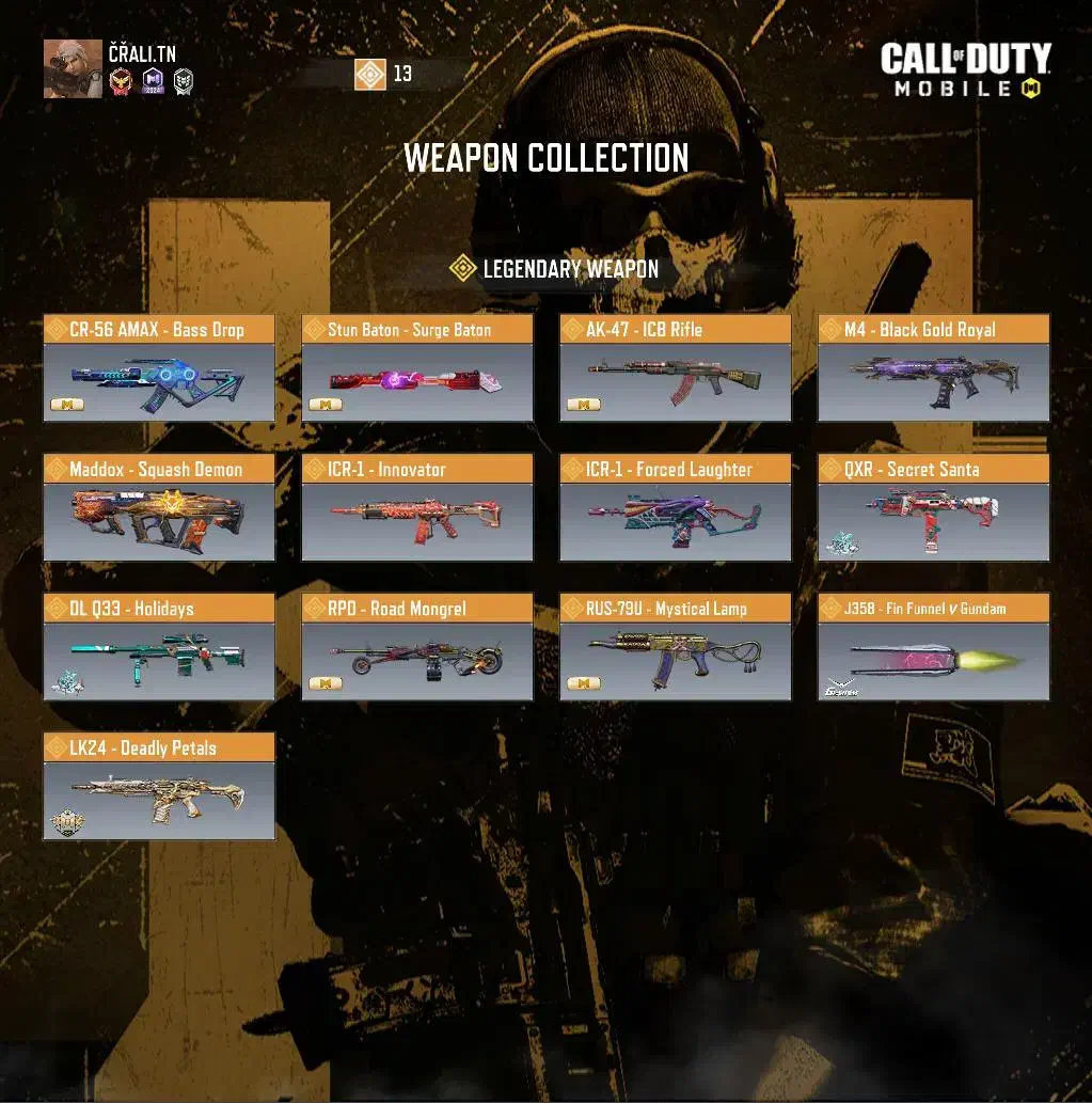 اکانت کالاف گان های زیادی گلد کرده|کنسول، بازی ویدئویی و آنلاین|منجوان, |دیوار