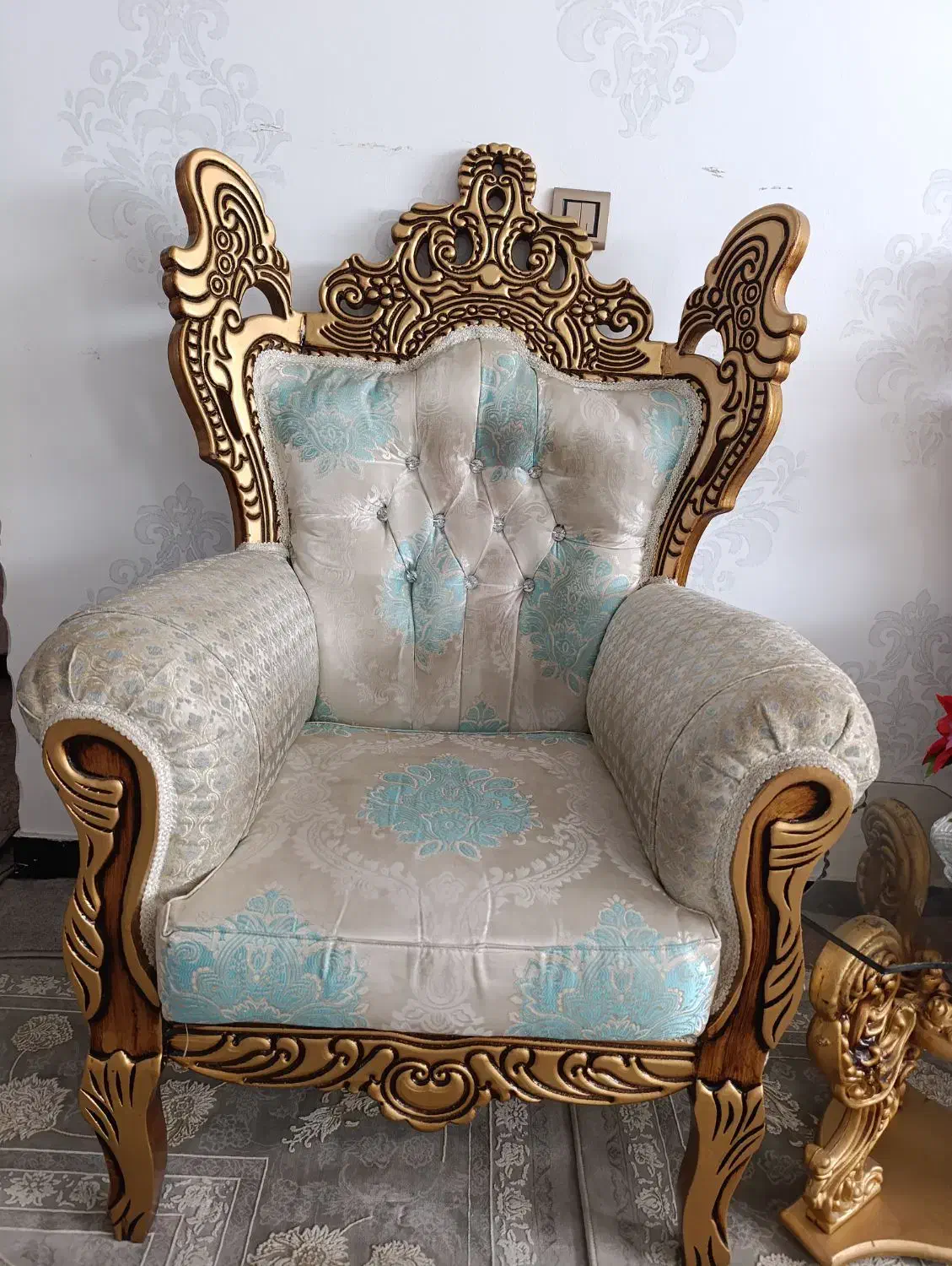 مبل سلطنتی|مبلمان خانگی و میز عسلی|مریوان, |دیوار