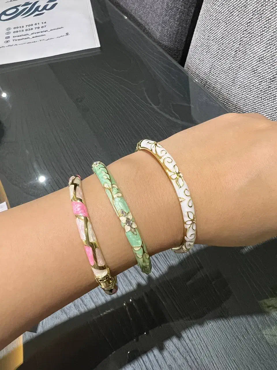 دستبند گوشواره گردنبند مینا کاری ترند|بدلیجات|مشهد, جانباز|دیوار