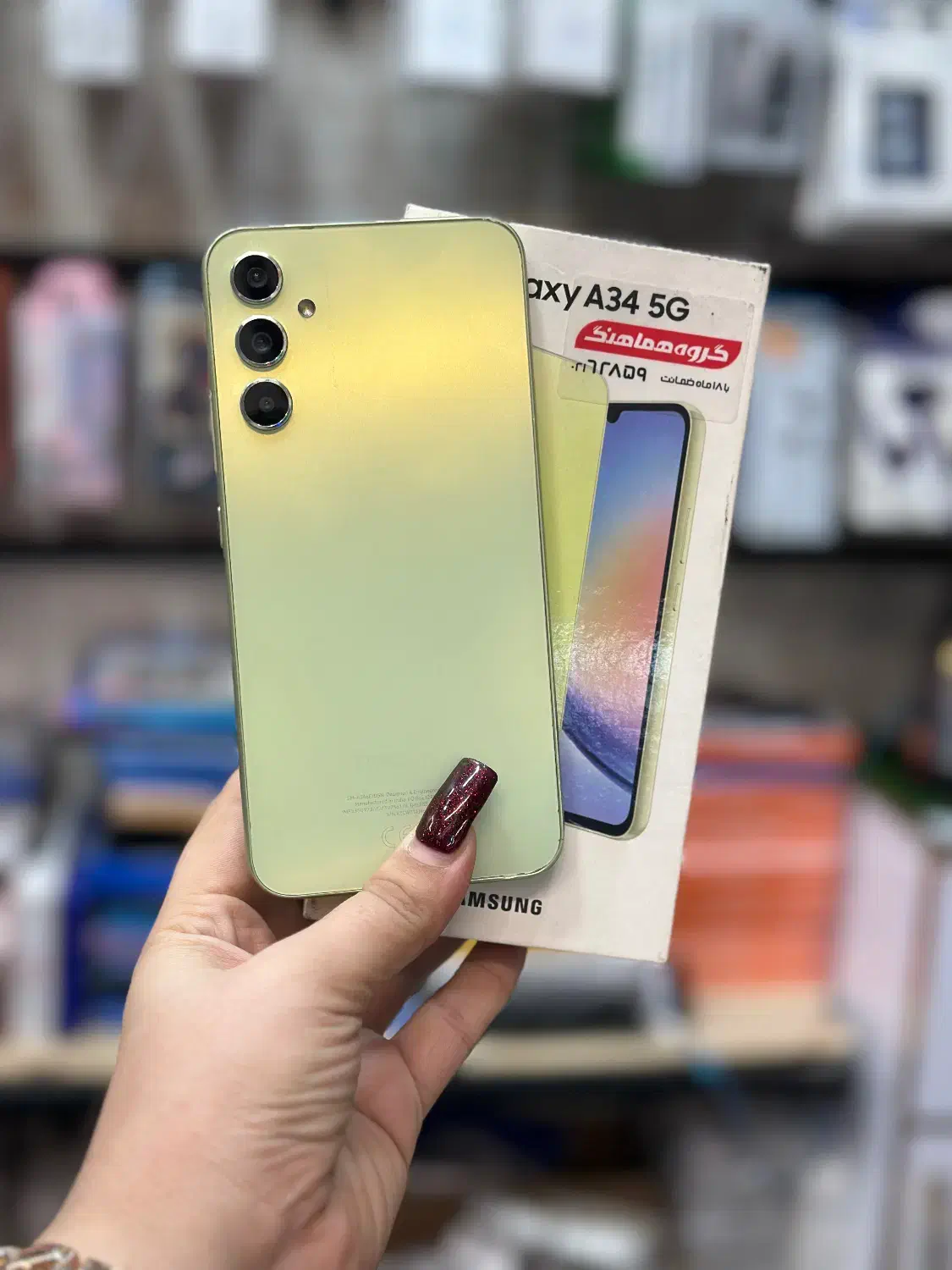 سامسونگA34حافظه128گیگ ر8 درحدنوکاملا سالم|موبایل|تبریز, |دیوار