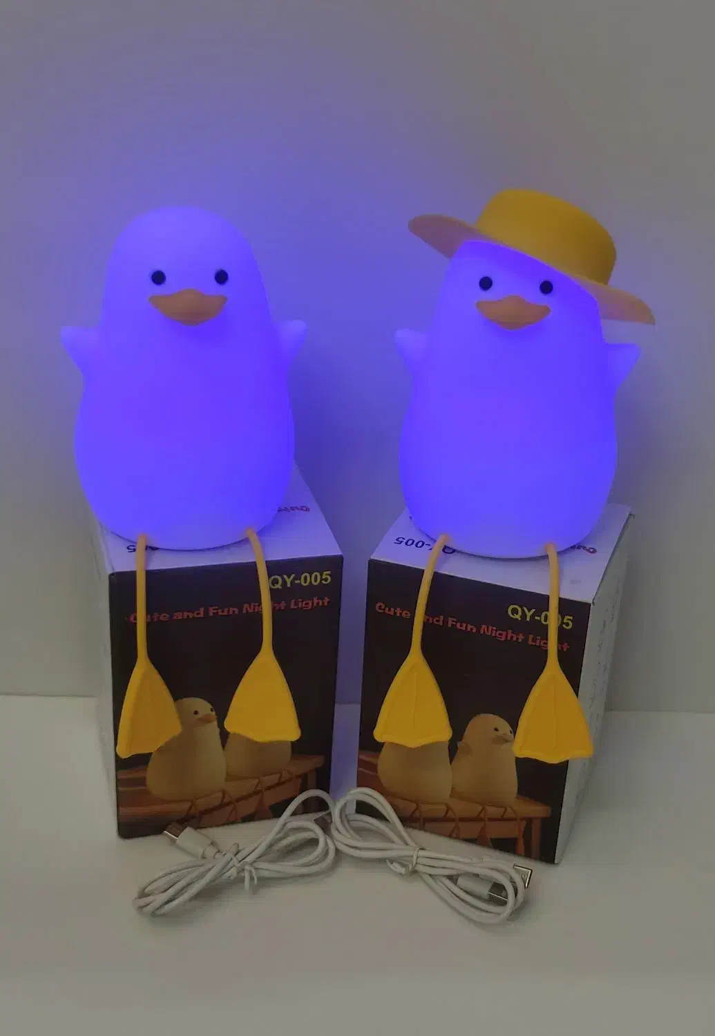 چراغ خواب سیلیکونی پاندا واردک کلاه دار بدون کلاه|چراغ خواب و آباژور|قم, چهل درخت|دیوار