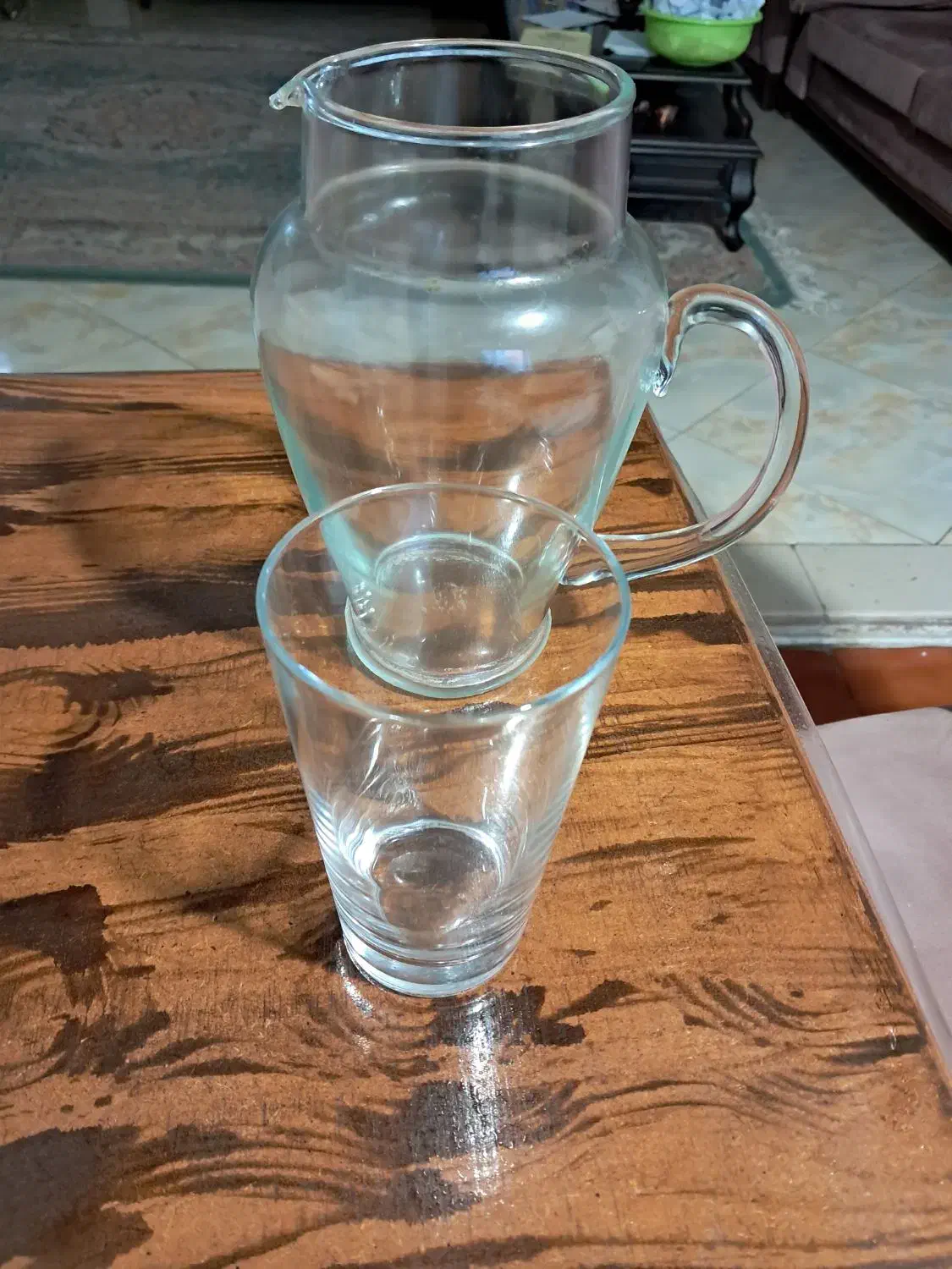 فروش پارچ و لیوان پنج عدد|ظروف سرو و پذیرایی|آمل, |دیوار