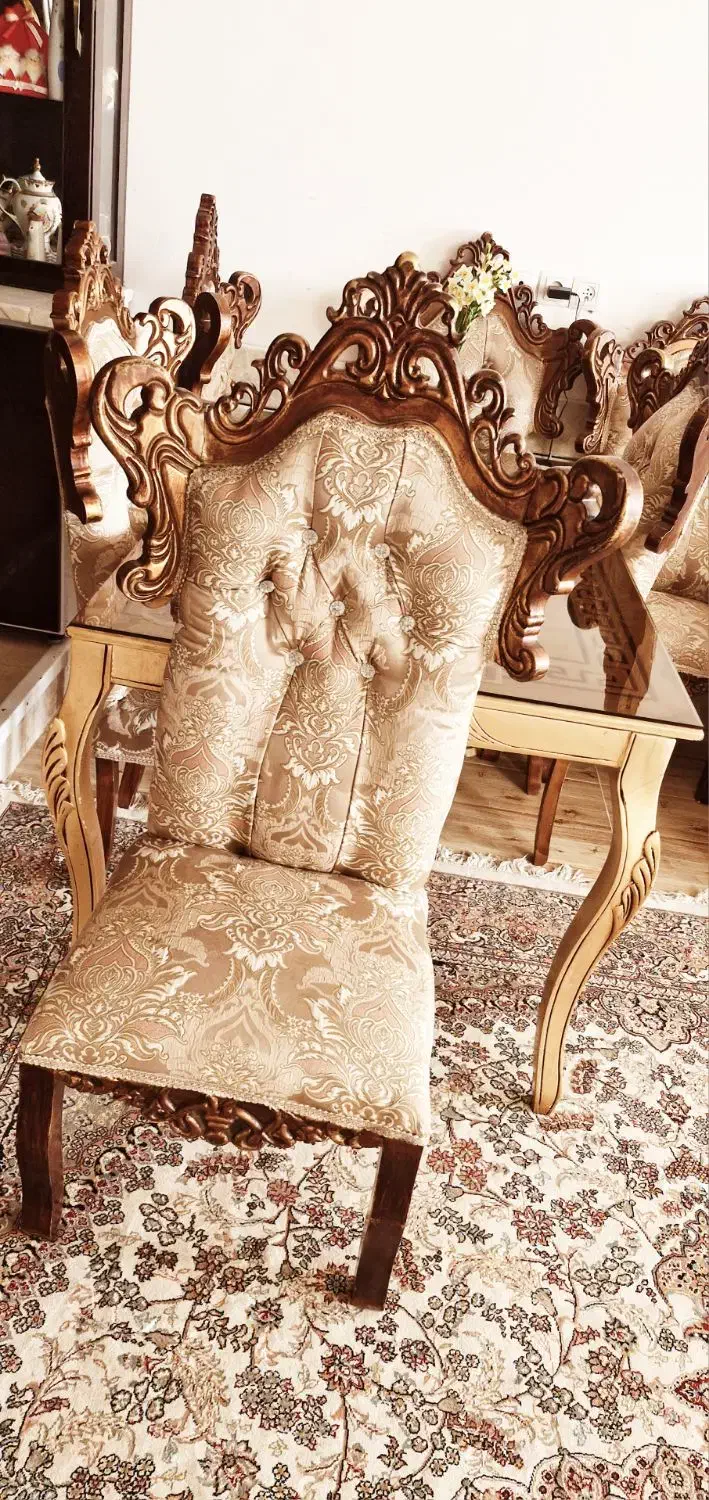 فروش میز ناهار خوری سلطنتی|میز و صندلی غذاخوری|نیریز, |دیوار