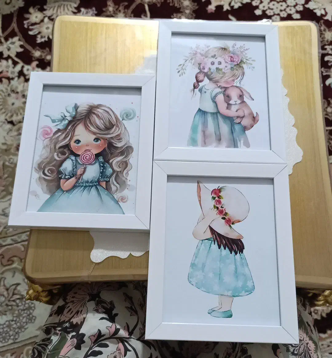 قاب دخترونه|تابلو، نقاشی، عکس|جعفرآباد, |دیوار