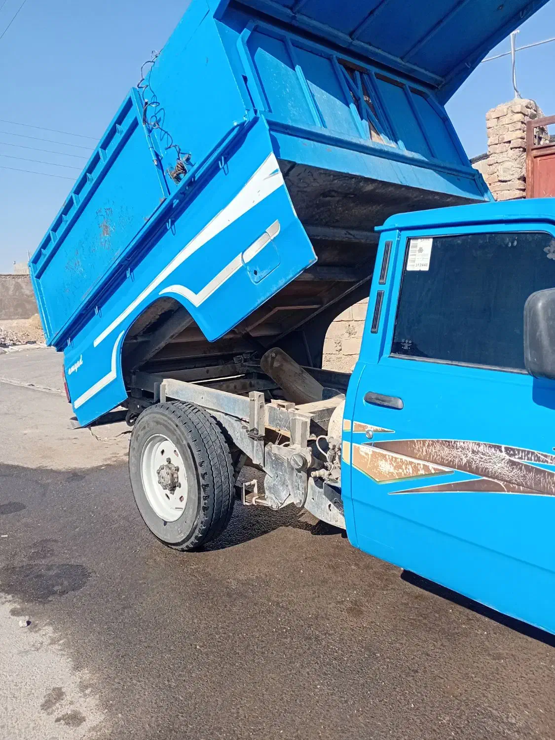 نیسان آبی دوگانه کمپرسی ۱۴۰۰|خودرو سواری و وانت|بیرجند, |دیوار