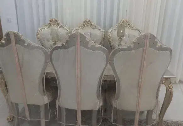 غذاخوری ۸نفره|میز و صندلی غذاخوری|همدان, |دیوار