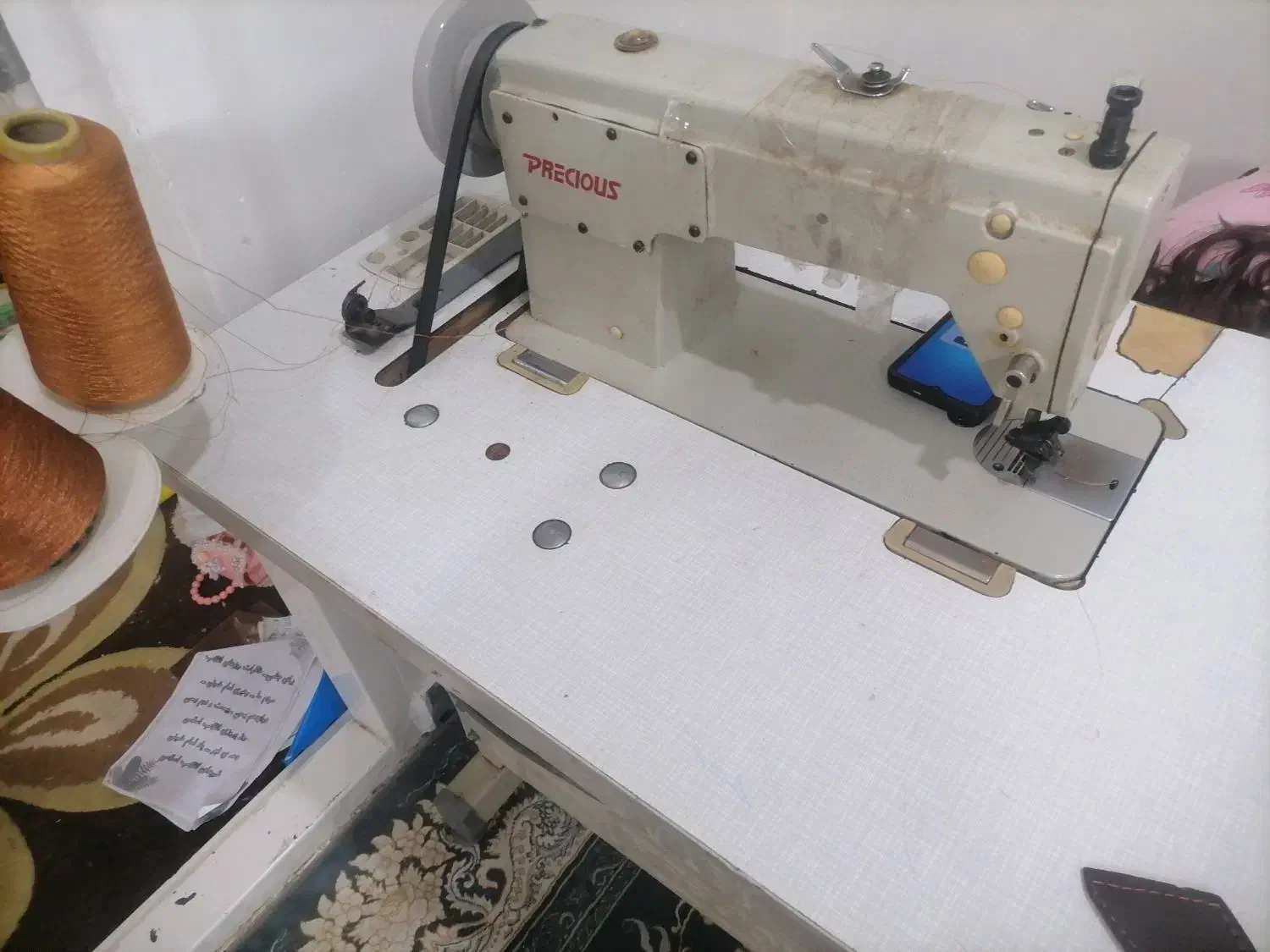 چرخ صندل دوز|چرخ خیاطی و ریسندگی|قم, شاه ابراهیم|دیوار