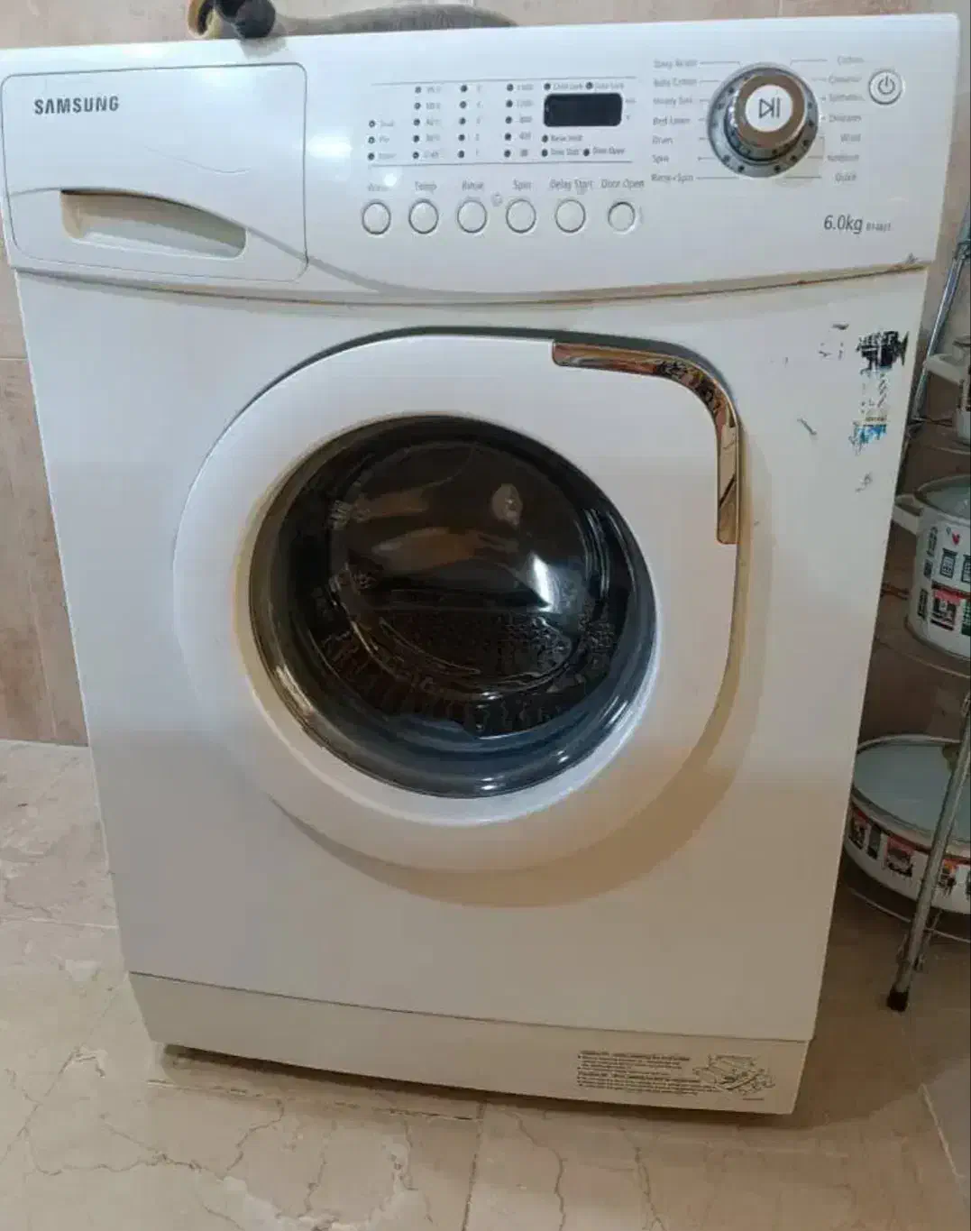 ماشین لباس شویی 6 کیلویی سامسونگ|ماشین لباسشویی و خشک‌کن لباس|رشت, چمارسرا|دیوار