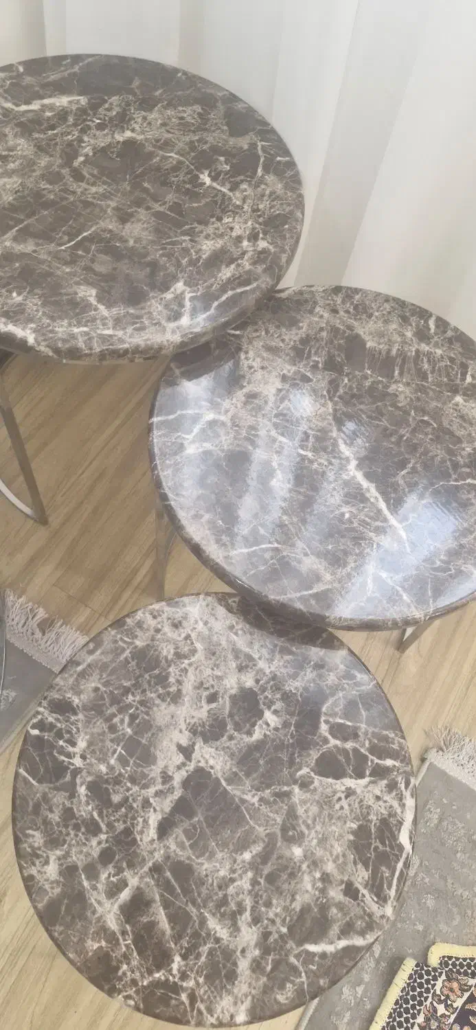 میز وسط و سه تا عسلی|مبلمان خانگی و میز عسلی|کرج, برغان|دیوار