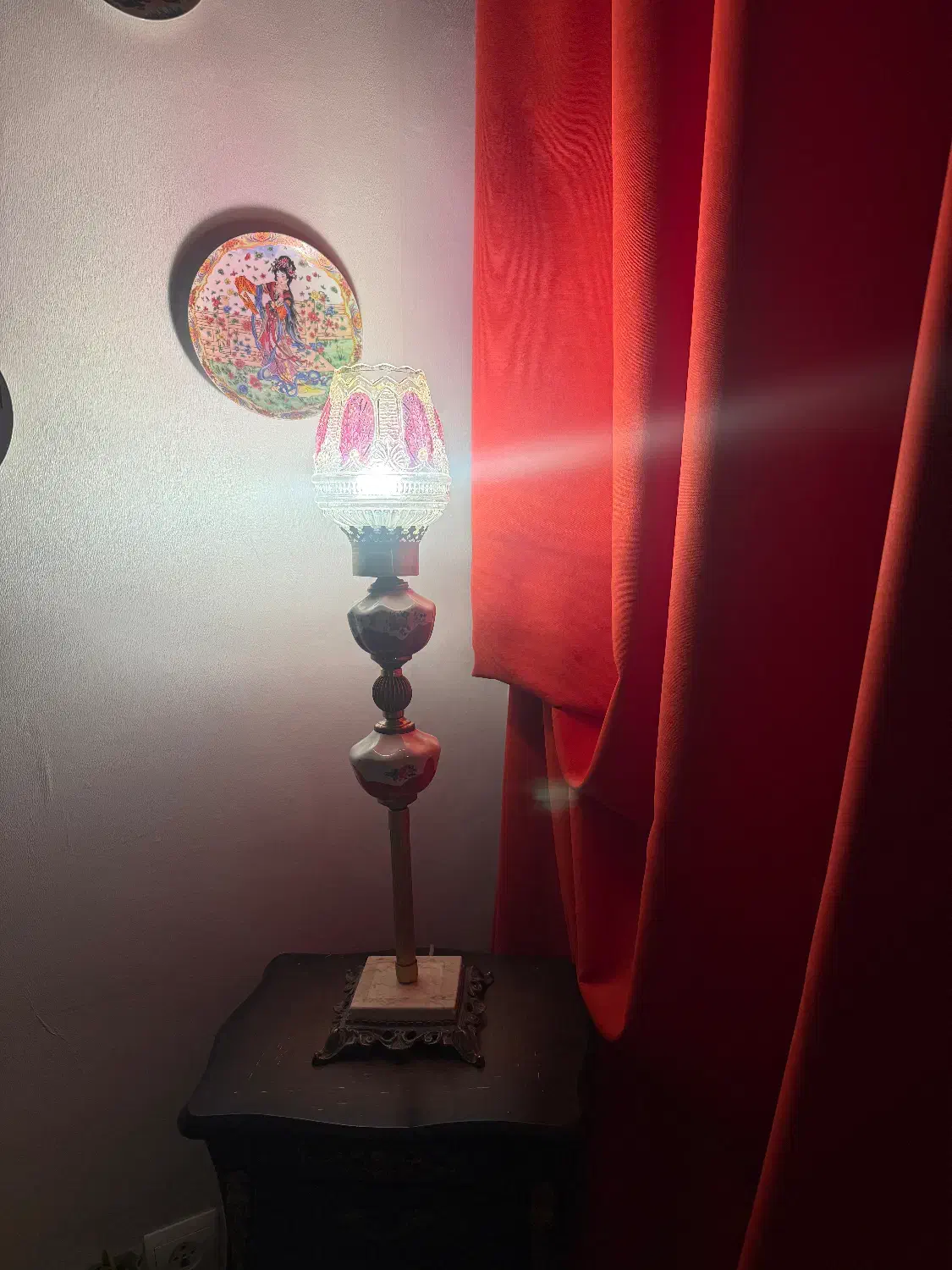 یک جفت اباژور انتیک|لوستر و چراغ آویز|تهران, کاشانک|دیوار