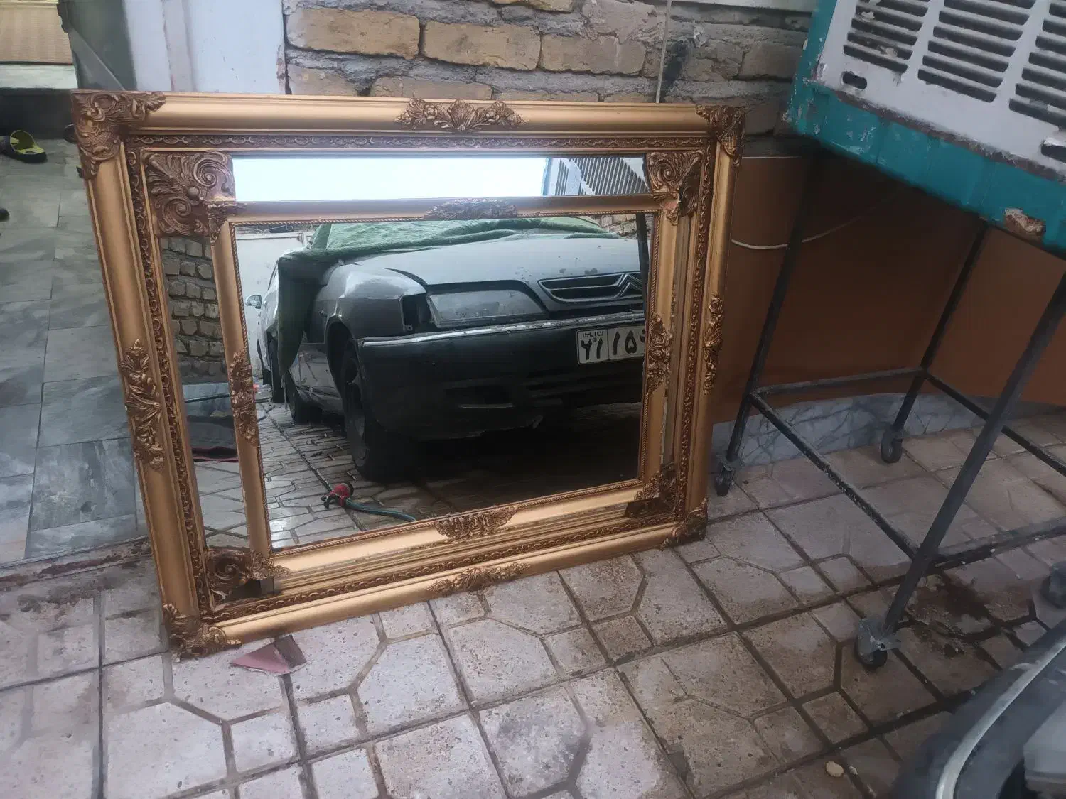 تشک دونفره کنسول آیینه و میزنهار خوری|میز و صندلی غذاخوری|رضویه, |دیوار