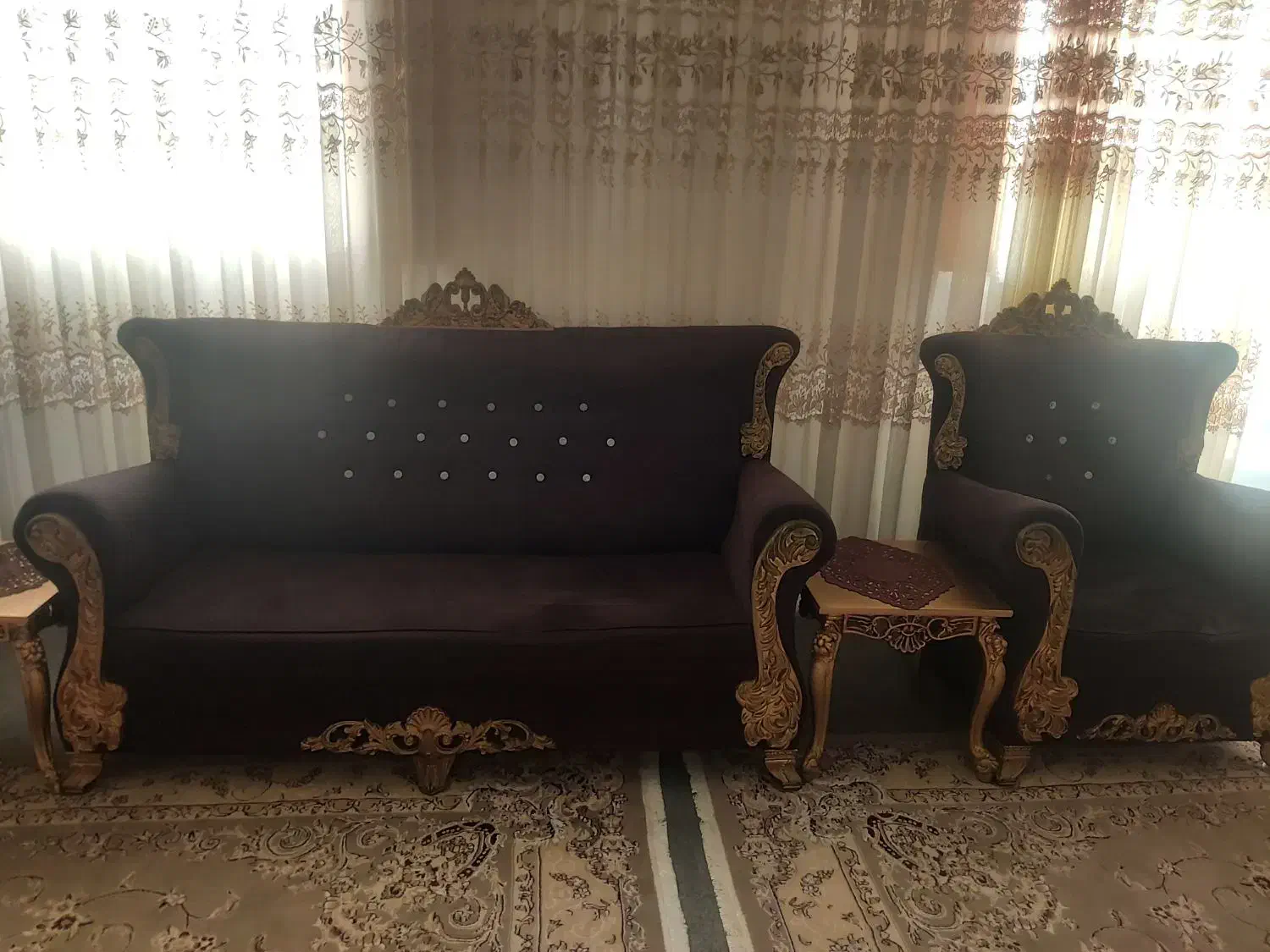 مبل ۷نفره راحتی|مبلمان خانگی و میز عسلی|اردبیل, |دیوار