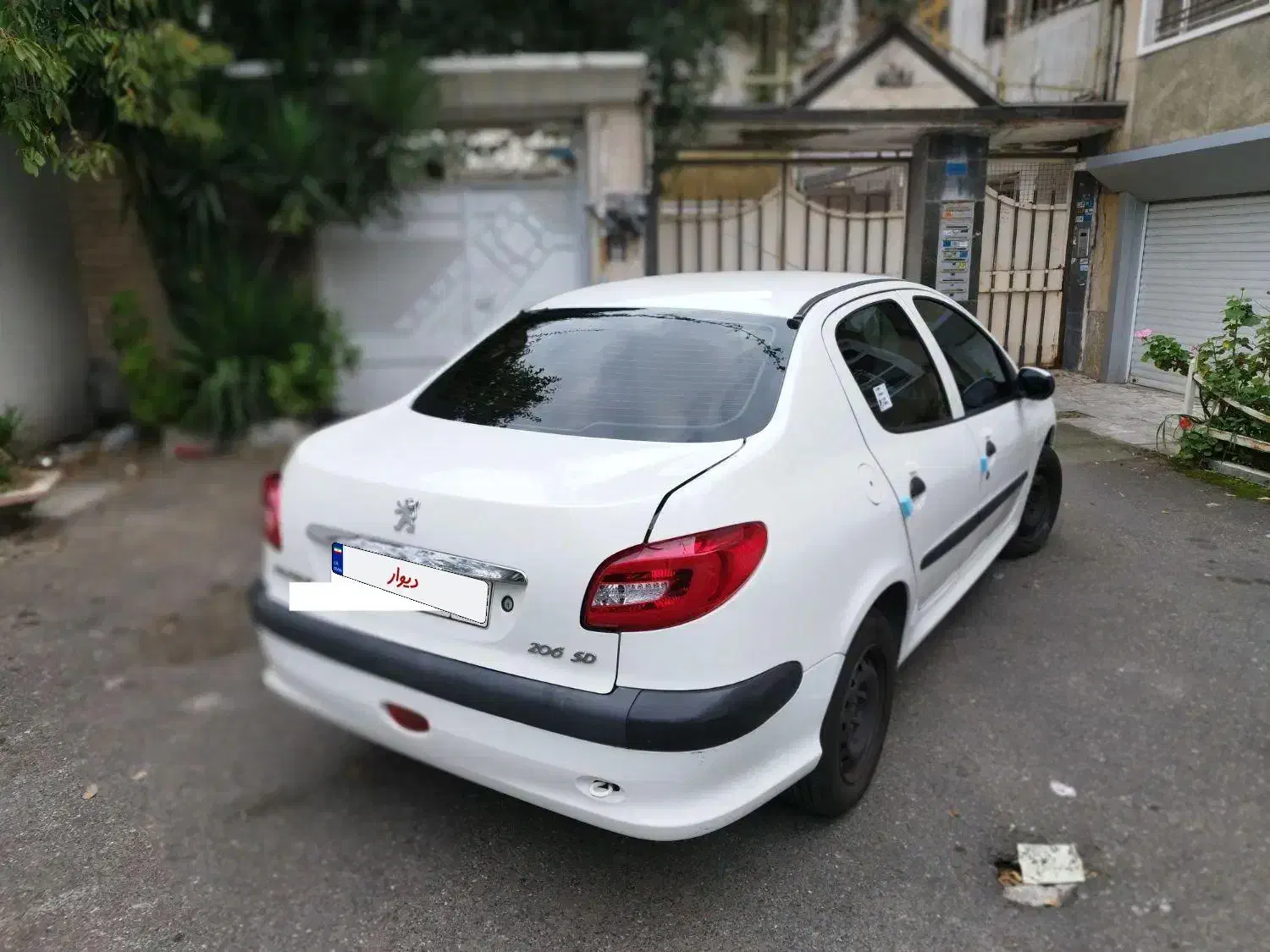 پژو ۲۰۶ صندوق دار اتومات|خودرو سواری و وانت|رشت, گلباغ نماز|دیوار