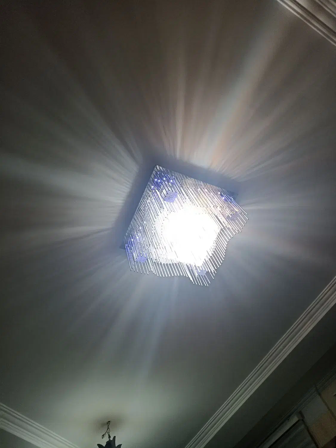 لوستر کریستالی سقفی|لوستر و چراغ آویز|تهران, هفده شهریور|دیوار