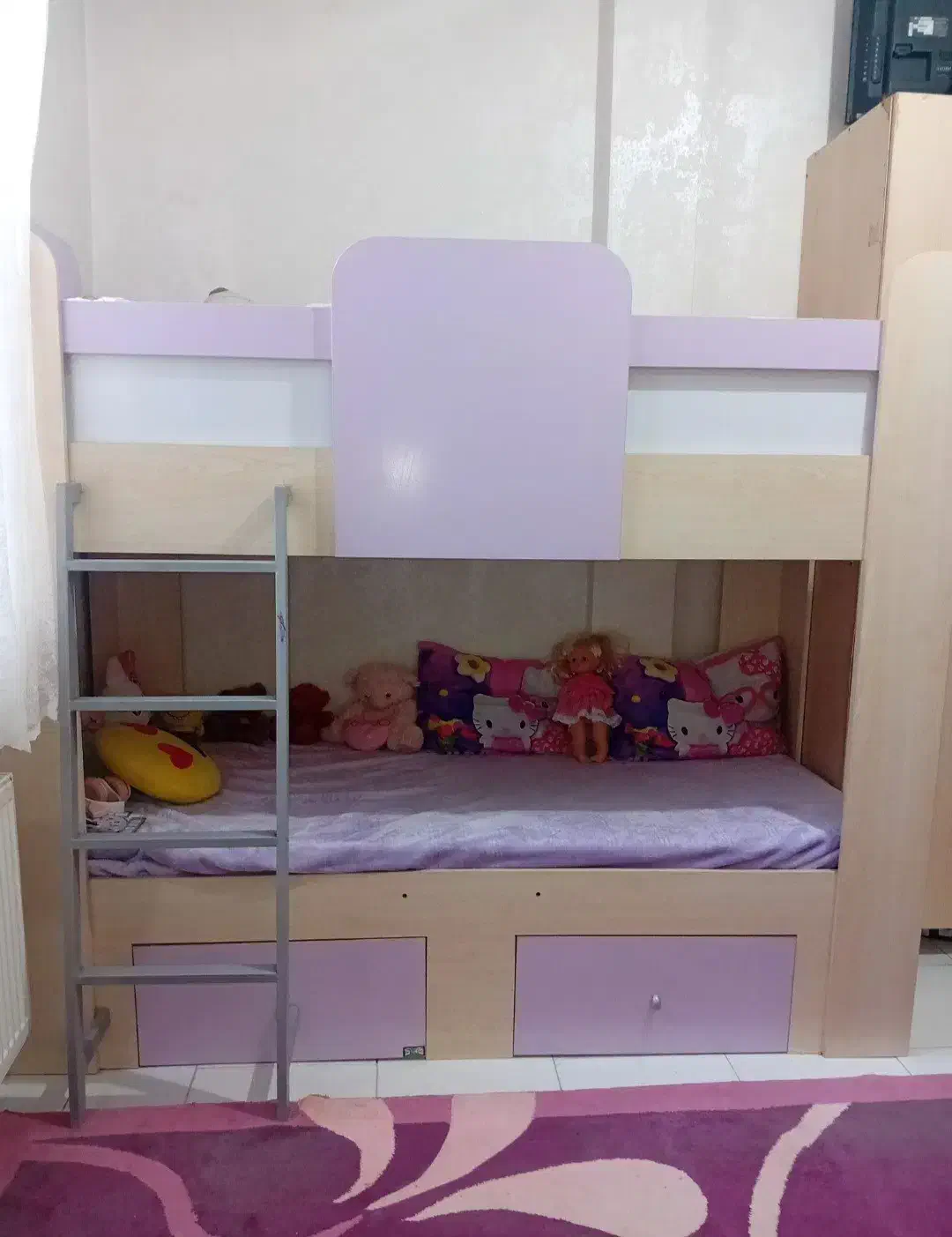 تخت دو طبقه سالم|تخت و صندلی بچه|ری, علایین|دیوار