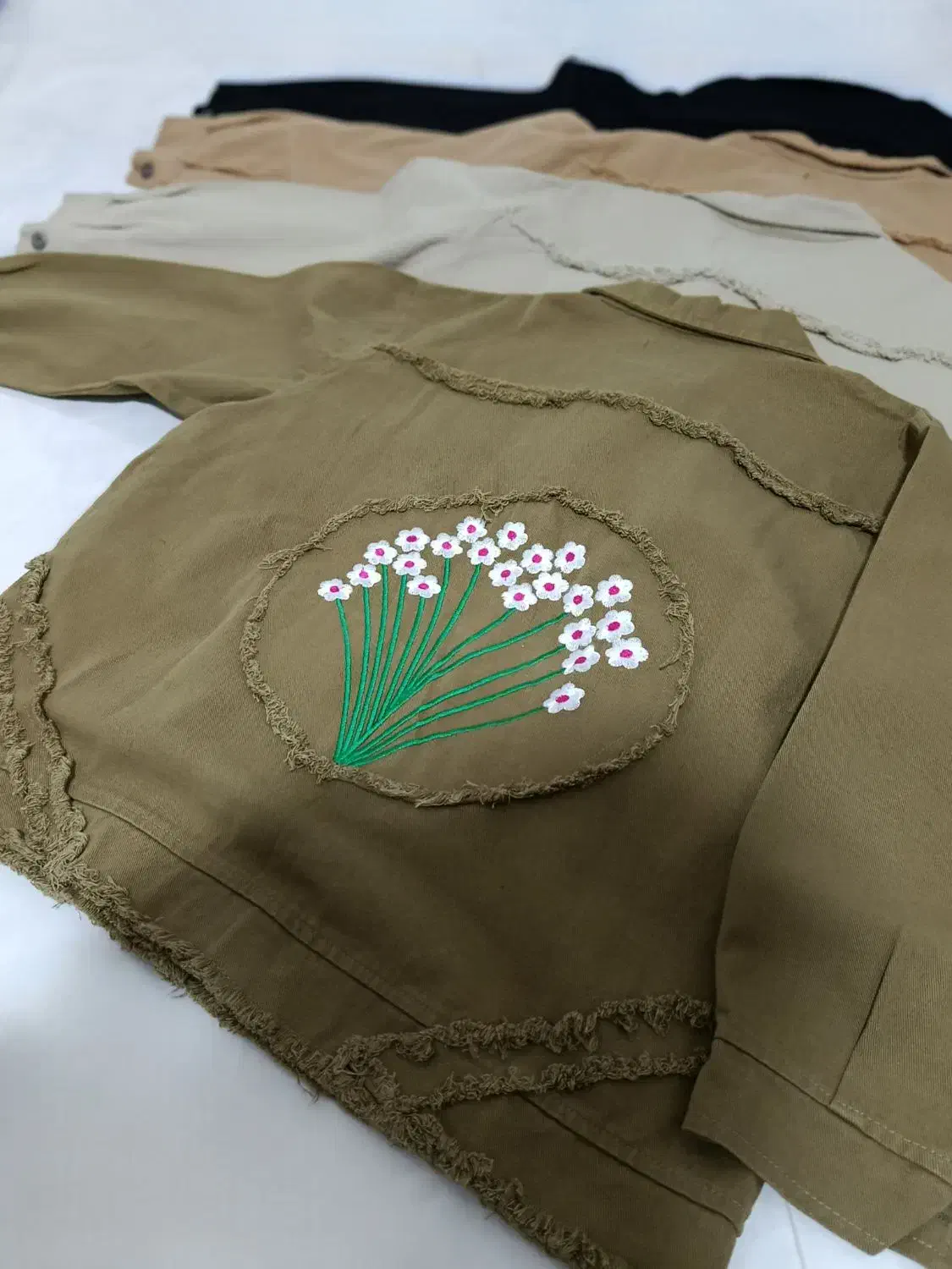 کت کتان پشت گلدوزی|لباس|مبارکه, |دیوار