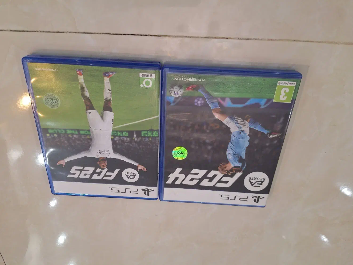 دیسک بازی اف سی ۲۴و۲۵|کنسول، بازی ویدئویی و آنلاین|تهران, سیمای ایران|دیوار