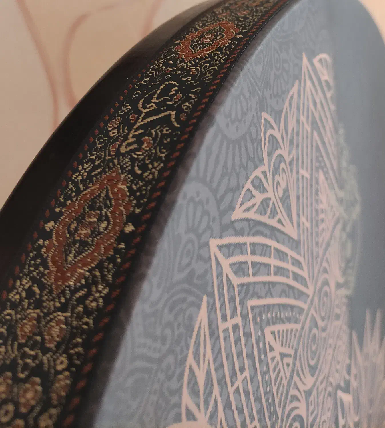 دف حرفه ای باطرح اسلیمی|سازهای سنتی|اراک, |دیوار