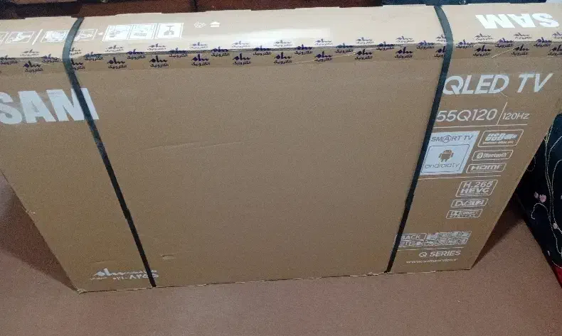 تلویزیون ۵۵ اینچ سام QLED آکبند معاوضه با گوشی|تلویزیون و پروژکتور|تهران, علم و صنعت|دیوار