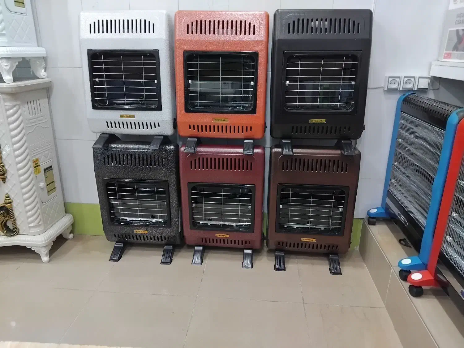 بخاری بدون دودکش 6000 جنرال با رنگبندی|بخاری، هیتر، شومینه|میانه, |دیوار