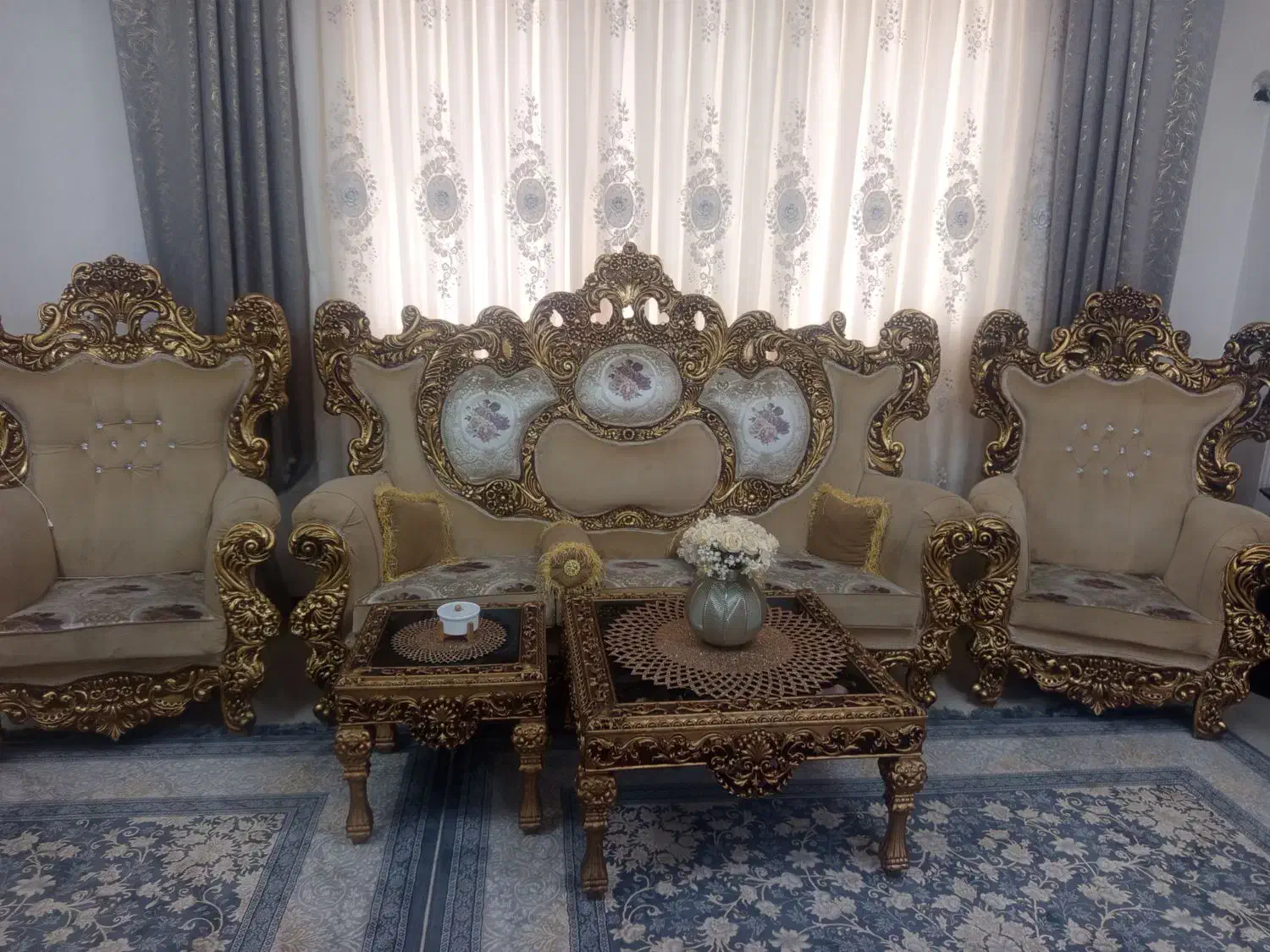 مبل سلطنتی|مبلمان خانگی و میز عسلی|ماهدشت, |دیوار