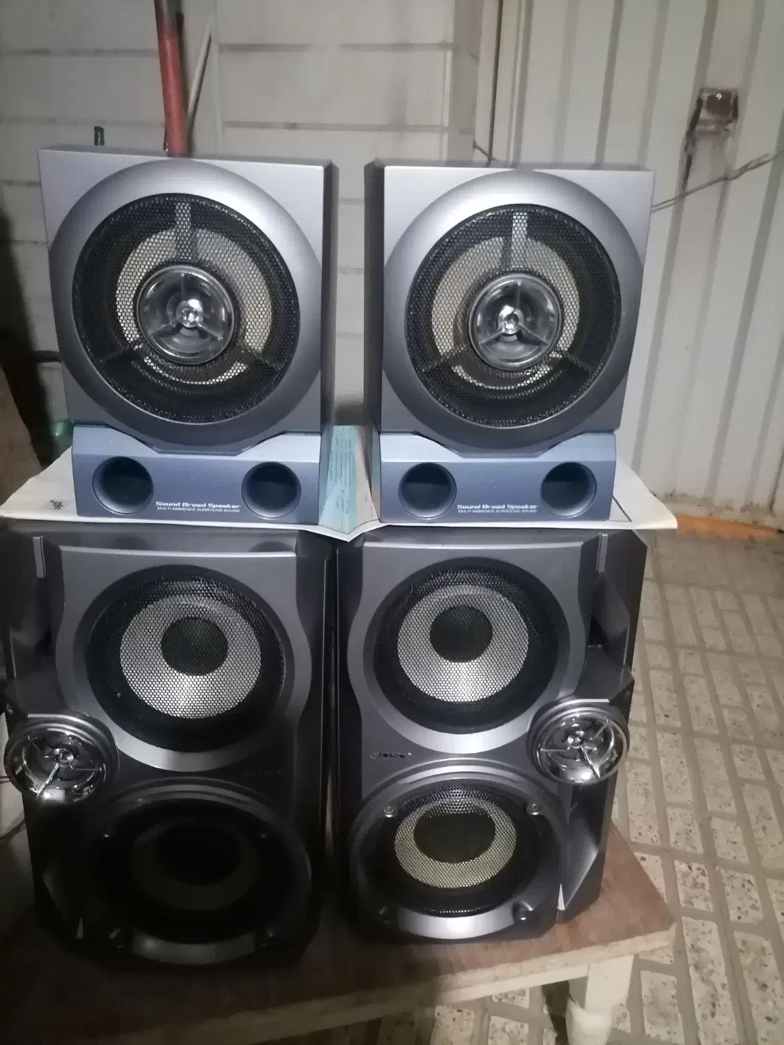 2جفت باندخانگی سونی vx888. درحد. سالم وسلامت|سیستم صوتی خانگی|تهران, عباسآباد|دیوار