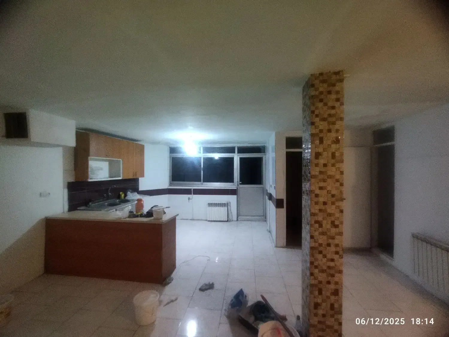 ۶۵متر ۱خواب طبقه همکف ( تخلیه، نقاشی شده )