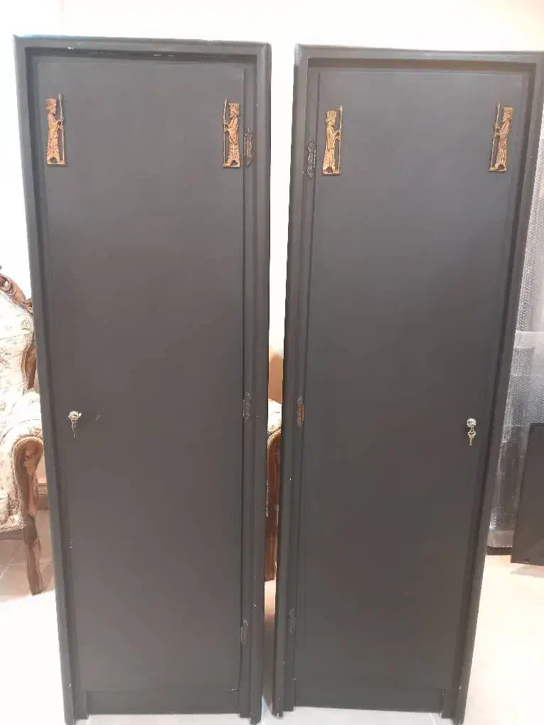 کمد چوبی|جاکفشی، کمد، دراور|دزفول, |دیوار